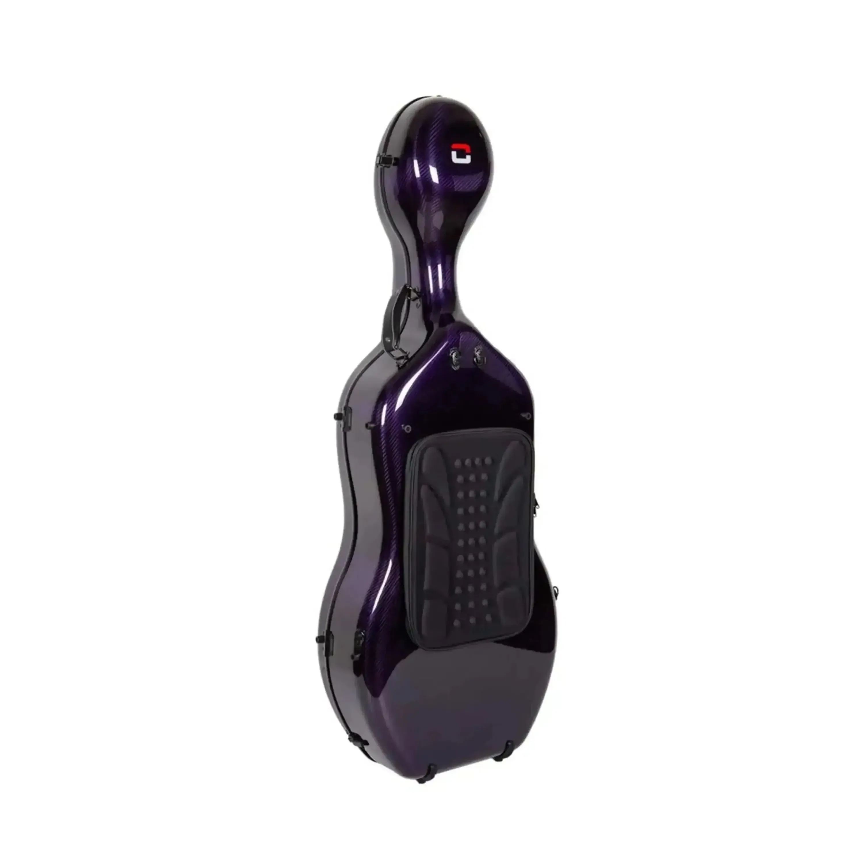 Crossrock CRF6000CEFPU Air Carbon 4/4 Cello Case - Purple - Image 2