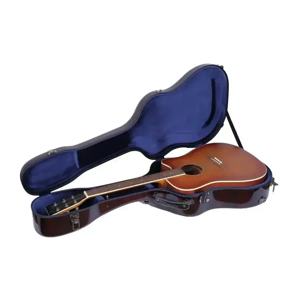 Crossrock CRF6030DRD Air Carbon Dreadnought Guitar Case - Red - Image 4