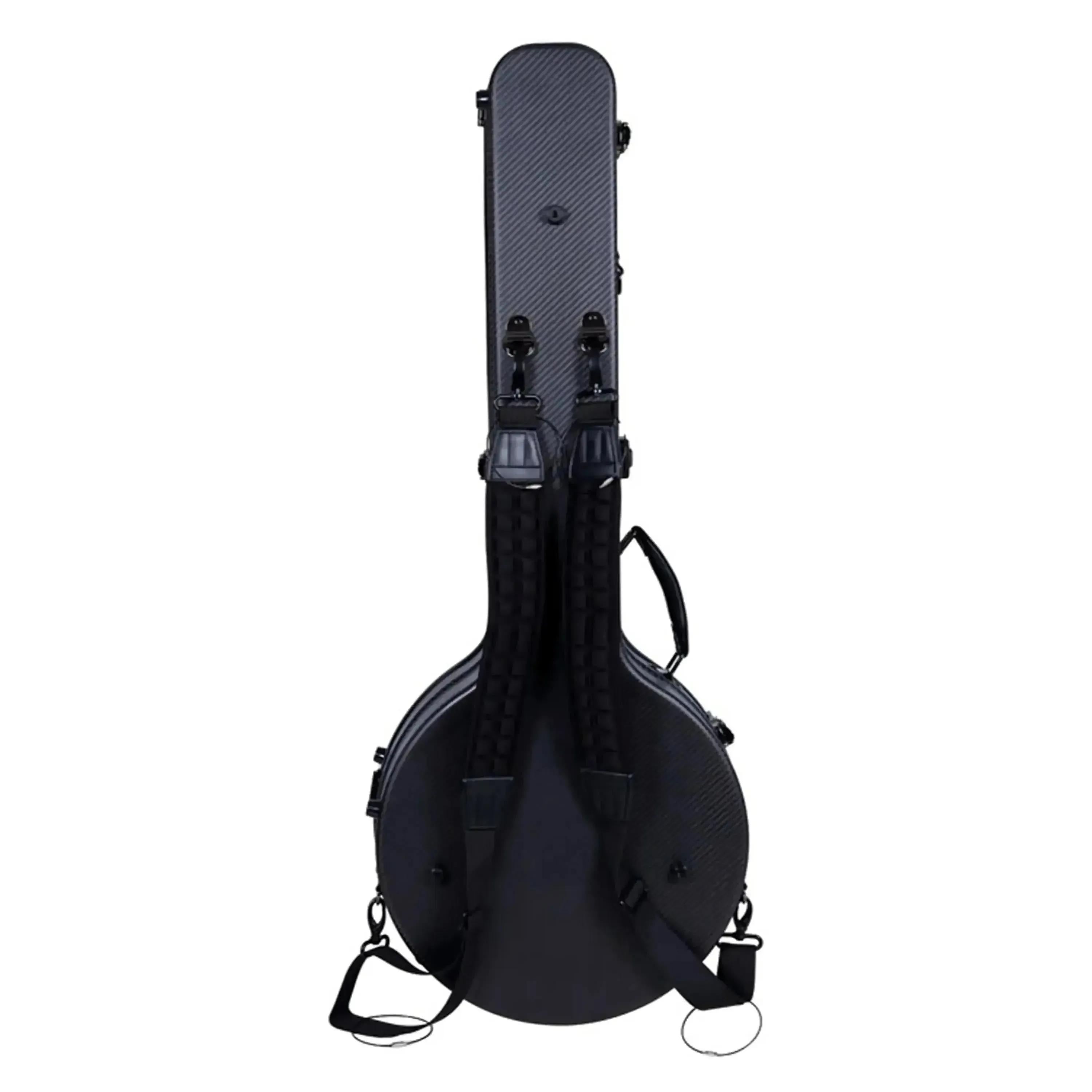 Crossrock CRF6030MBJBK Air Carbon Masterstone Resonator Banjo Case - Black - Image 2
