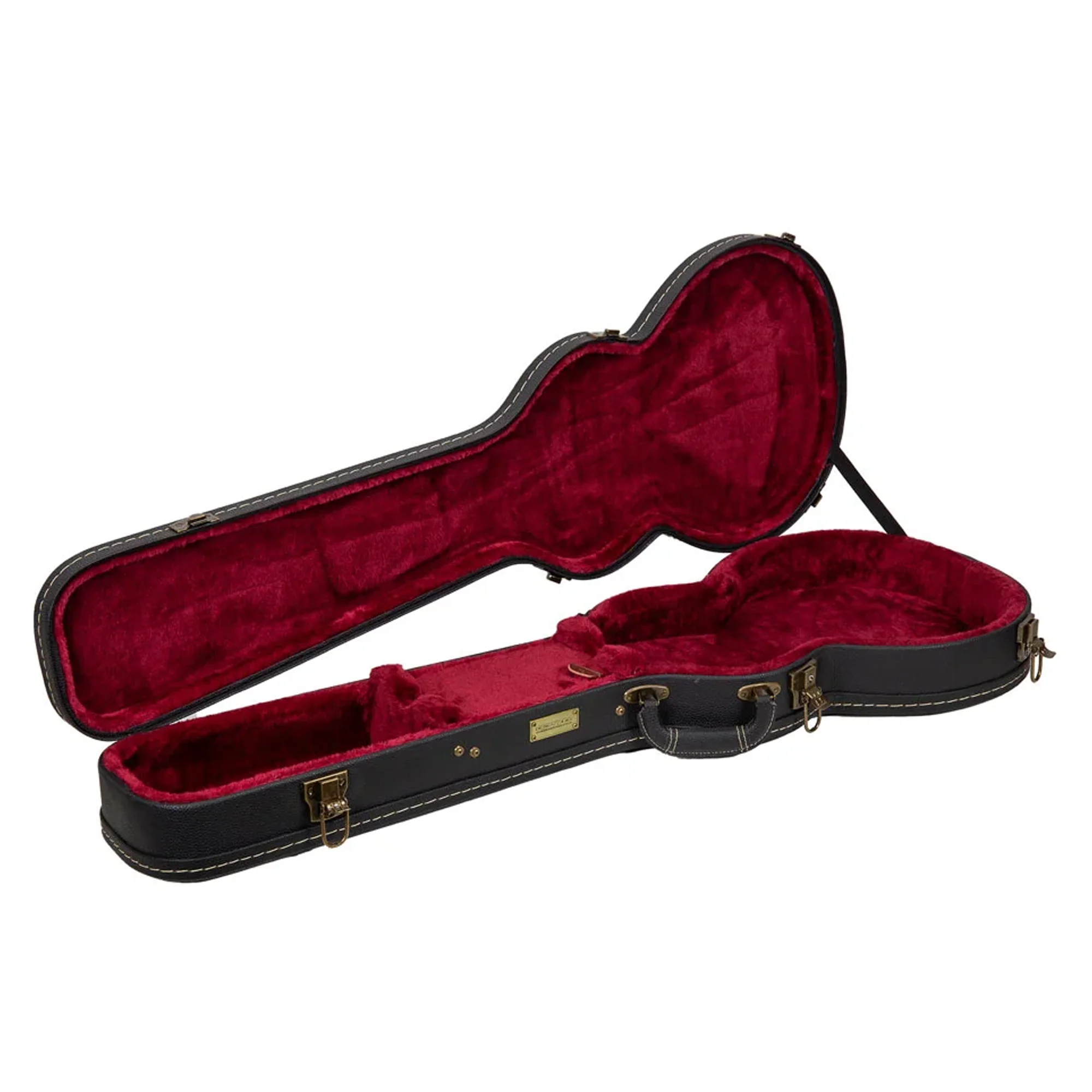 Crossrock CRW520L Les Paul Style Electric Guitar Case - Black - Image 3