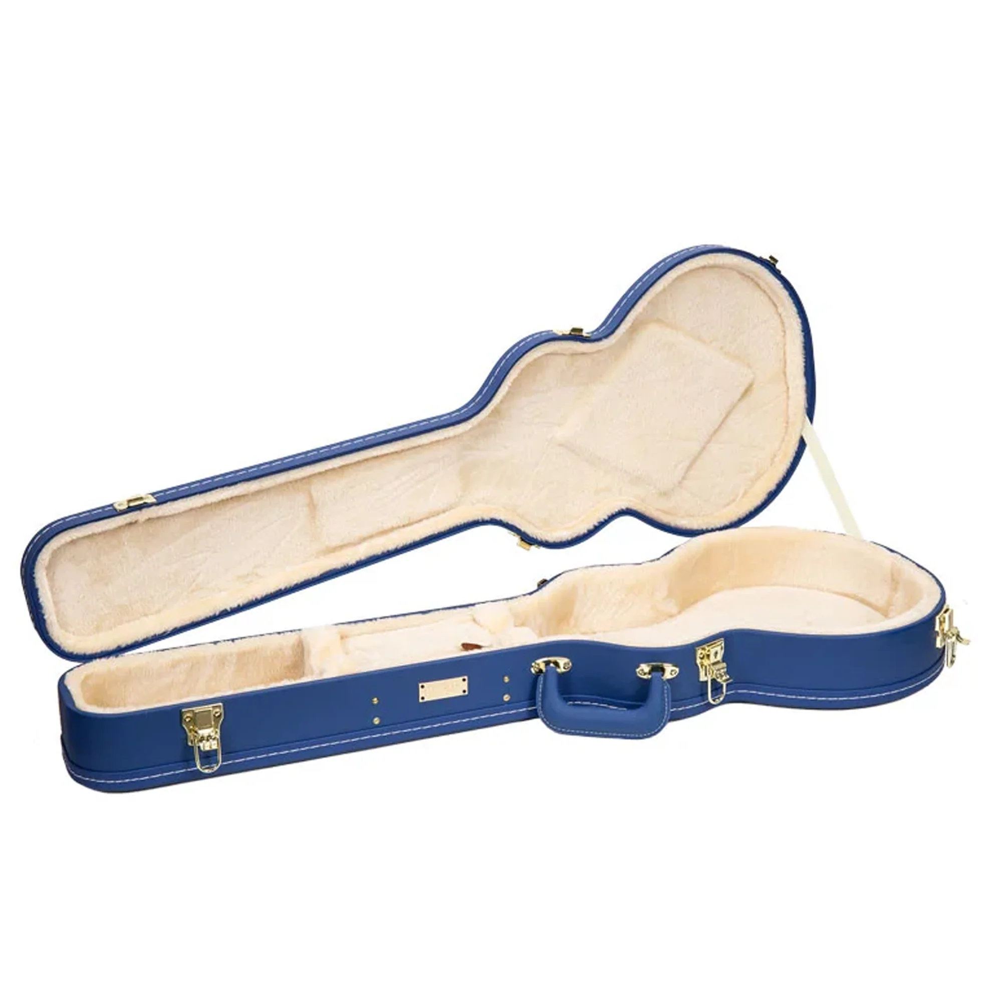 Crossrock CRW520L Les Paul Style Electric Guitar Case - Vibrant-Blue - Image 3