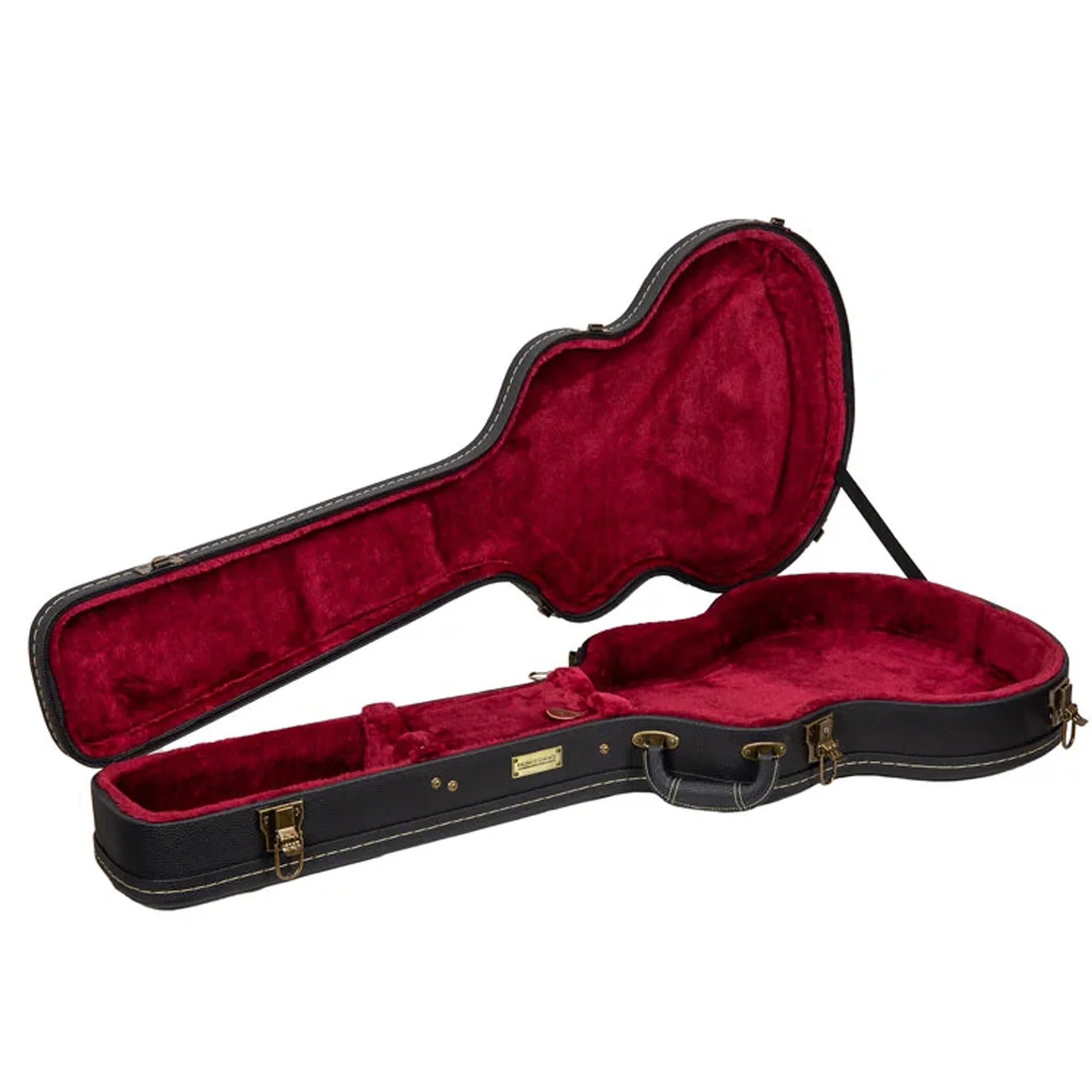 Crossrock CRW520SA 335 Semi-Hollow Style Electric Guitar Case - Black - Image 2