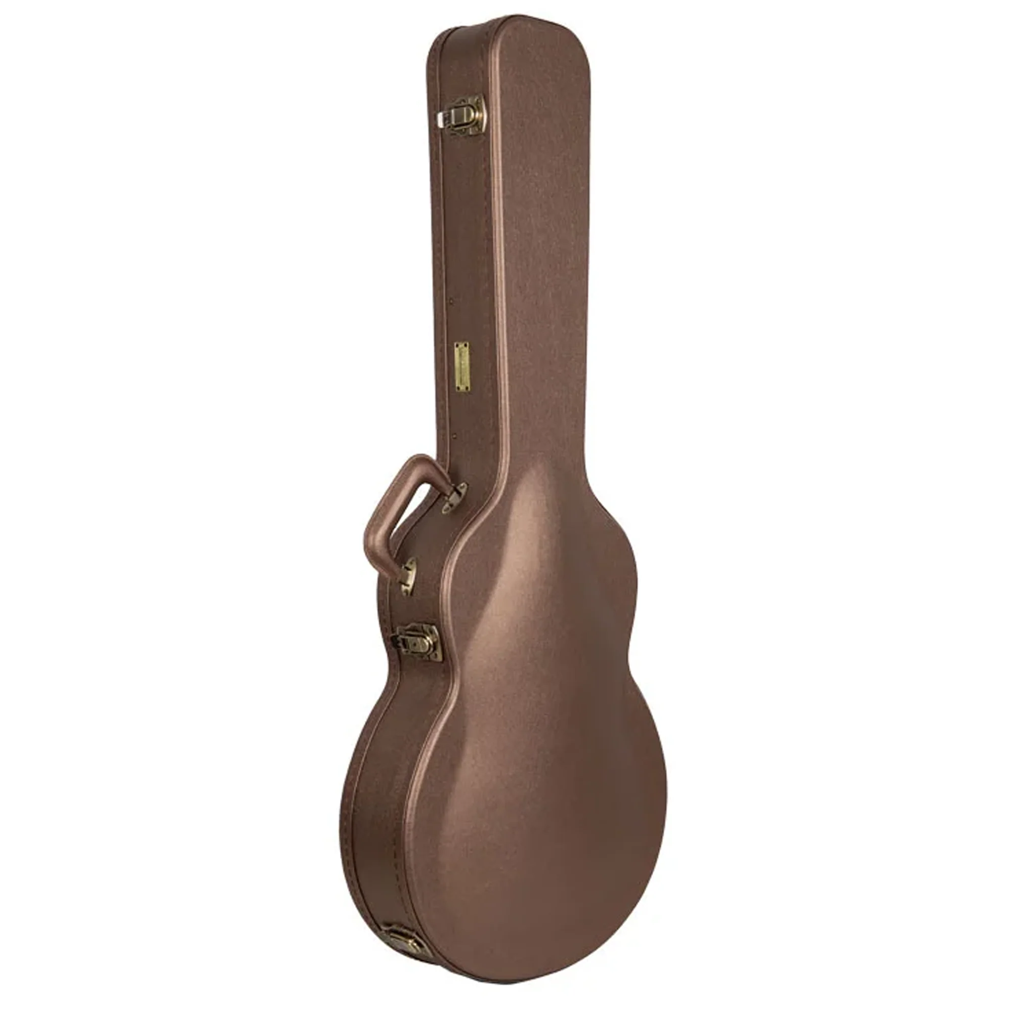 Crossrock CRW520SA 335 Semi-Hollow Style Electric Guitar Case - Chocolate-Brown