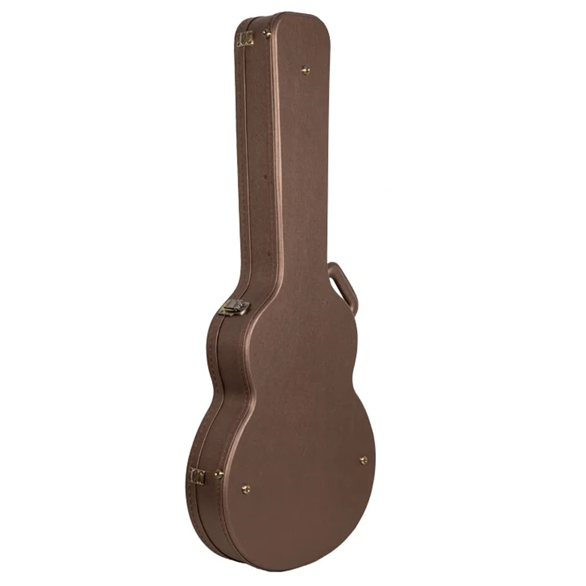 Crossrock CRW520SA 335 Semi-Hollow Style Electric Guitar Case - Chocolate-Brown - Image 2