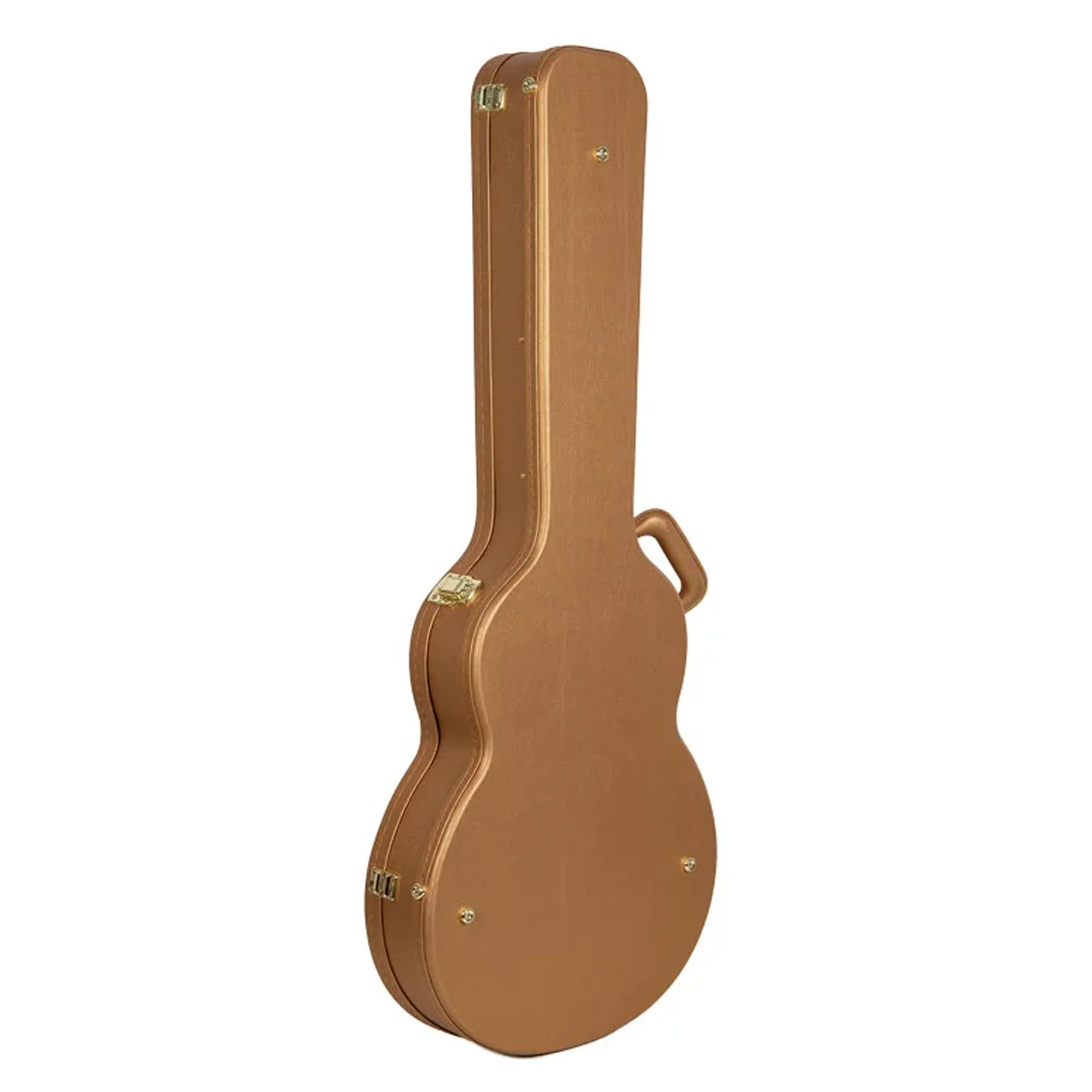 Crossrock CRW520SA 335 Semi-Hollow Style Electric Guitar Case - Luxury-Gold - Image 2