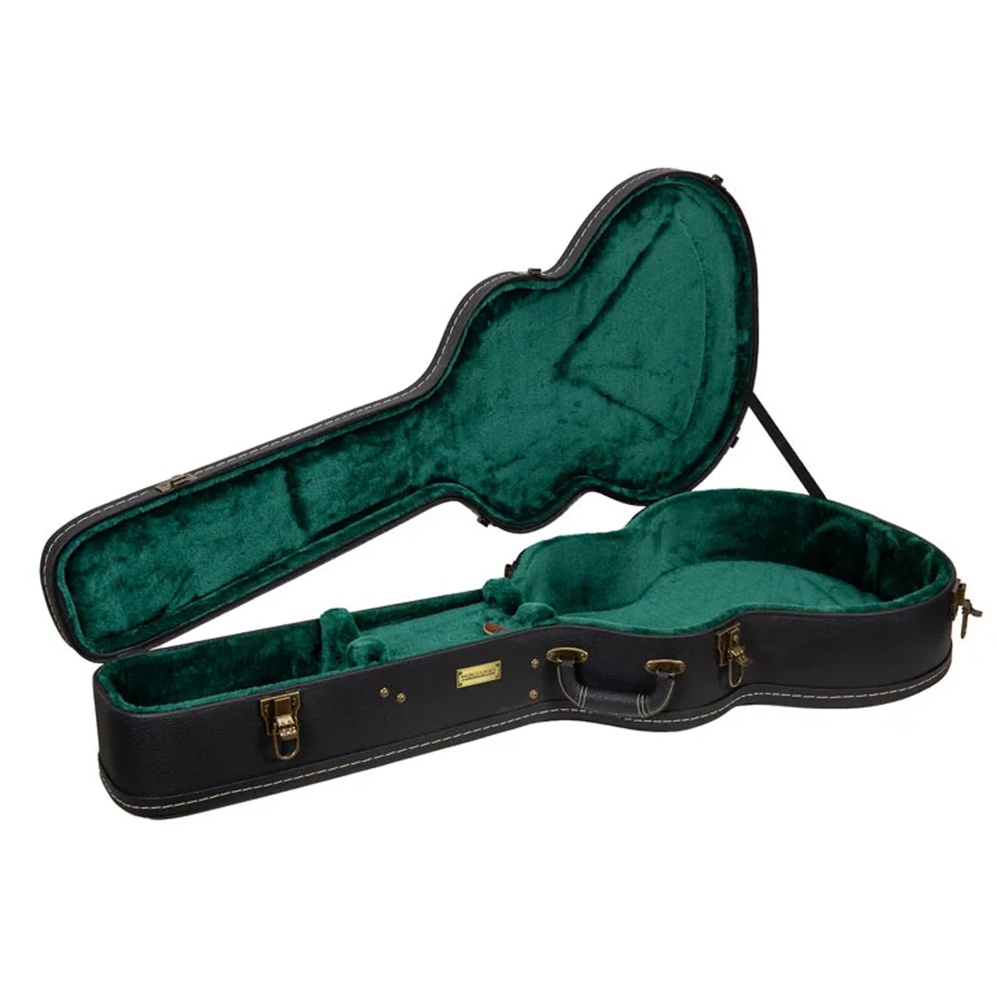 Crossrock CRW520SB Super Jumbo Archtop Acoustic Guitar Case - Black - Image 3