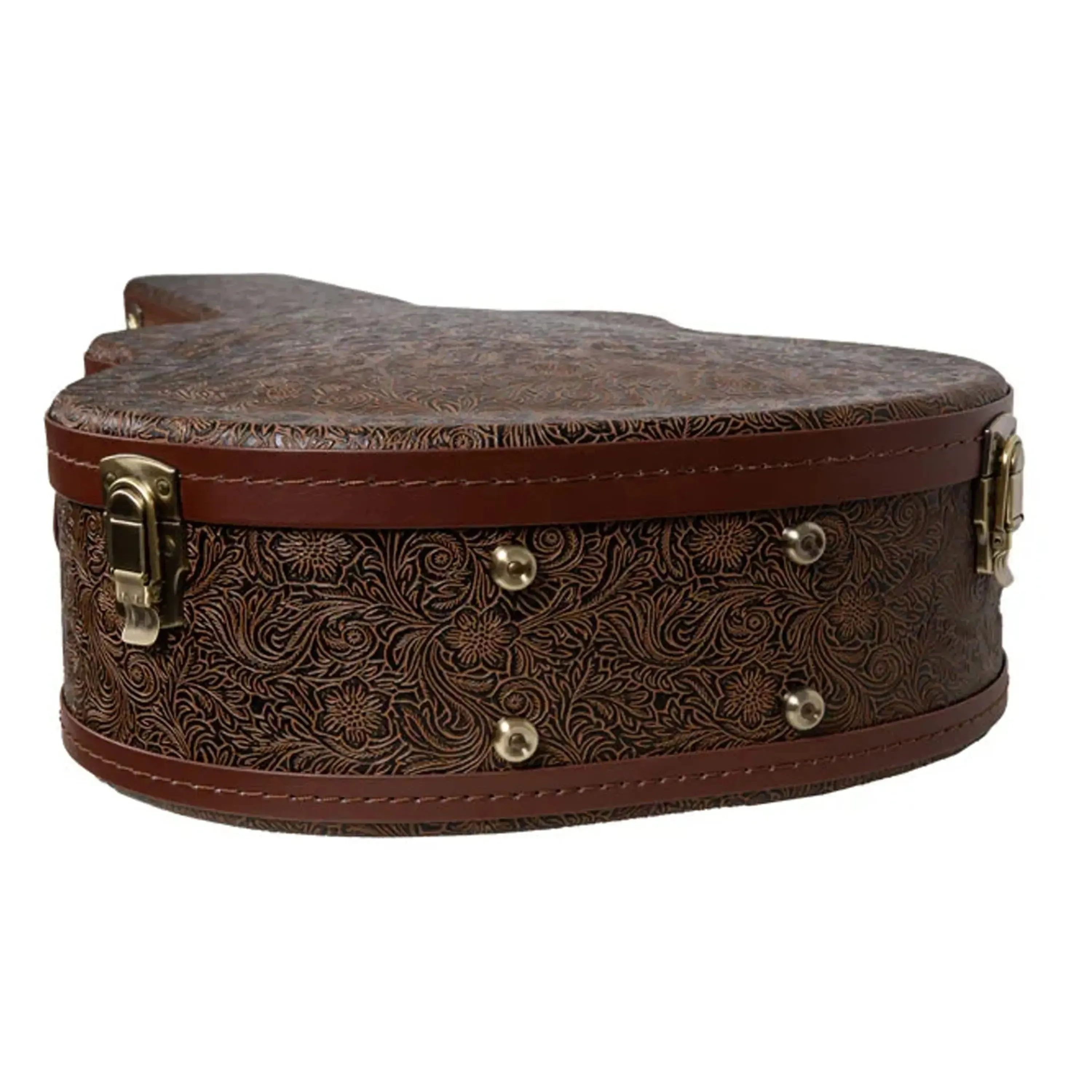 Crossrock CRW530D Wood Vintage Flora Jumbo Dreadnought Guitar Case - Image 4