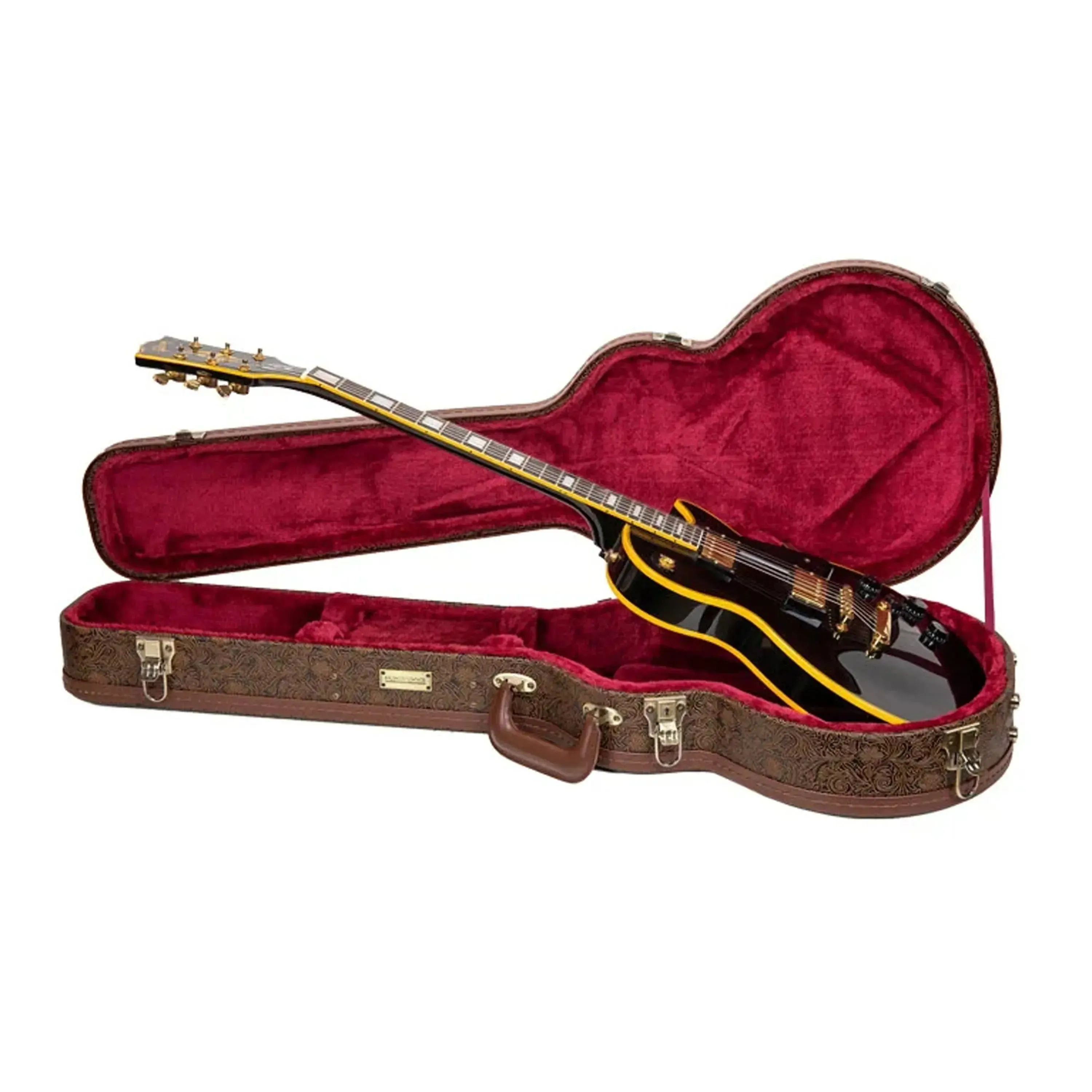 Crossrock CRW530L Les Paul Style Electric Guitar Case - Blossom Brown - Image 3