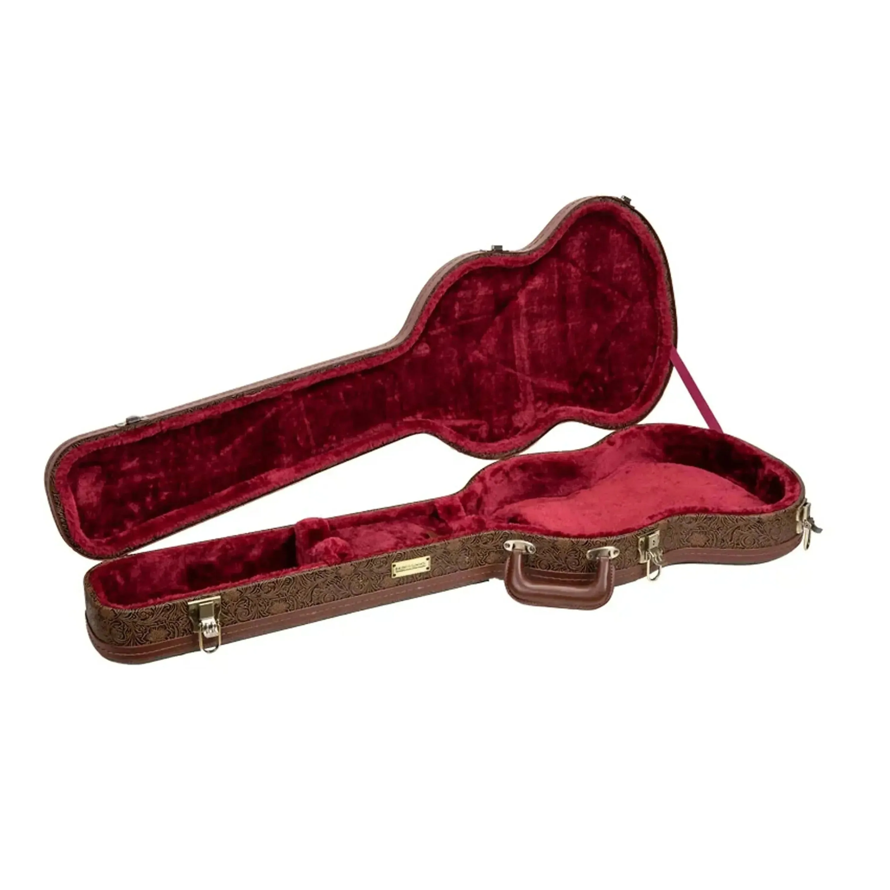 Crossrock CRW530SG Gibson SG Style Electric Guitar Case - Blossom Brown - Image 2