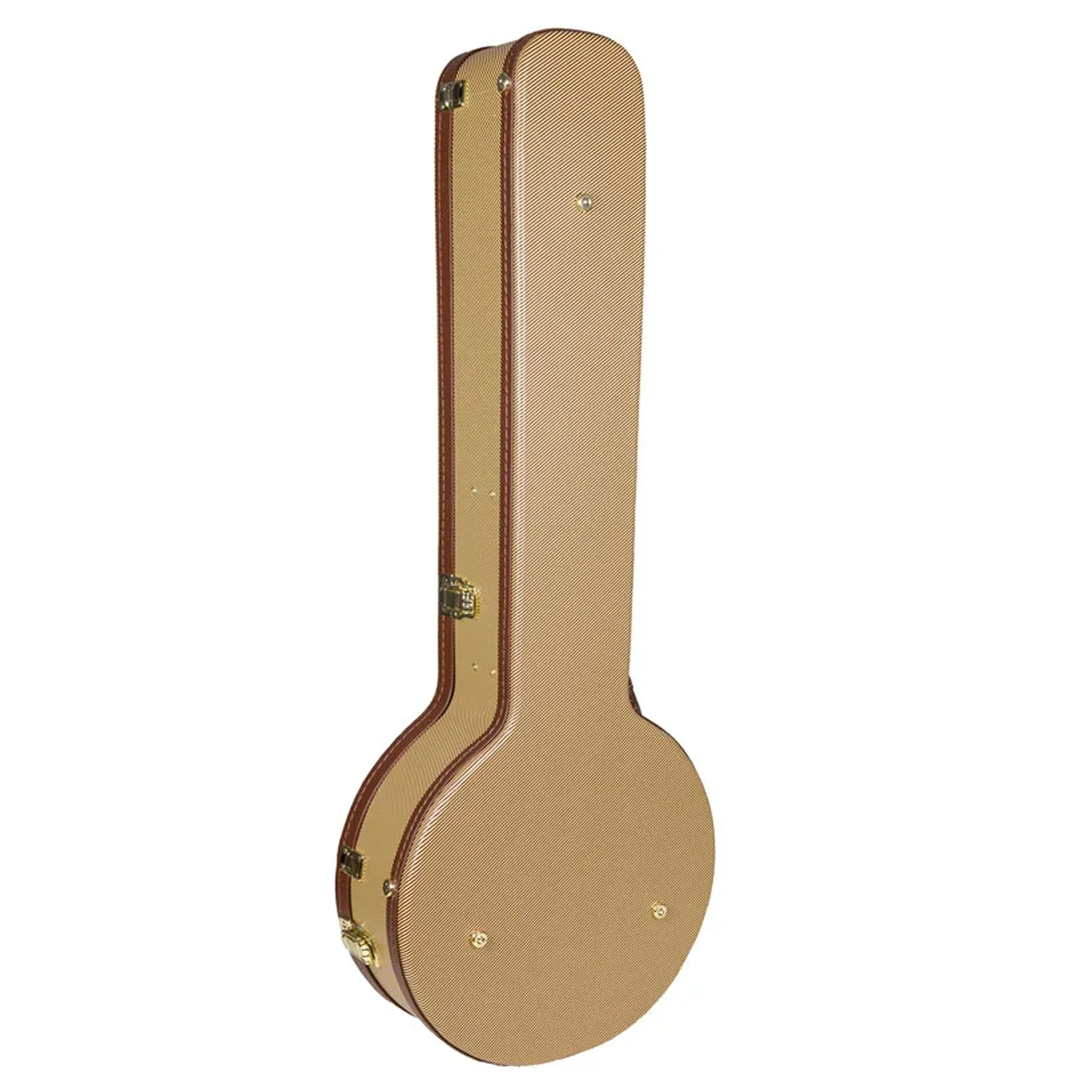 Crossrock CRW620BJ 5-String Resonator Banjo Case - Tweed - Image 2