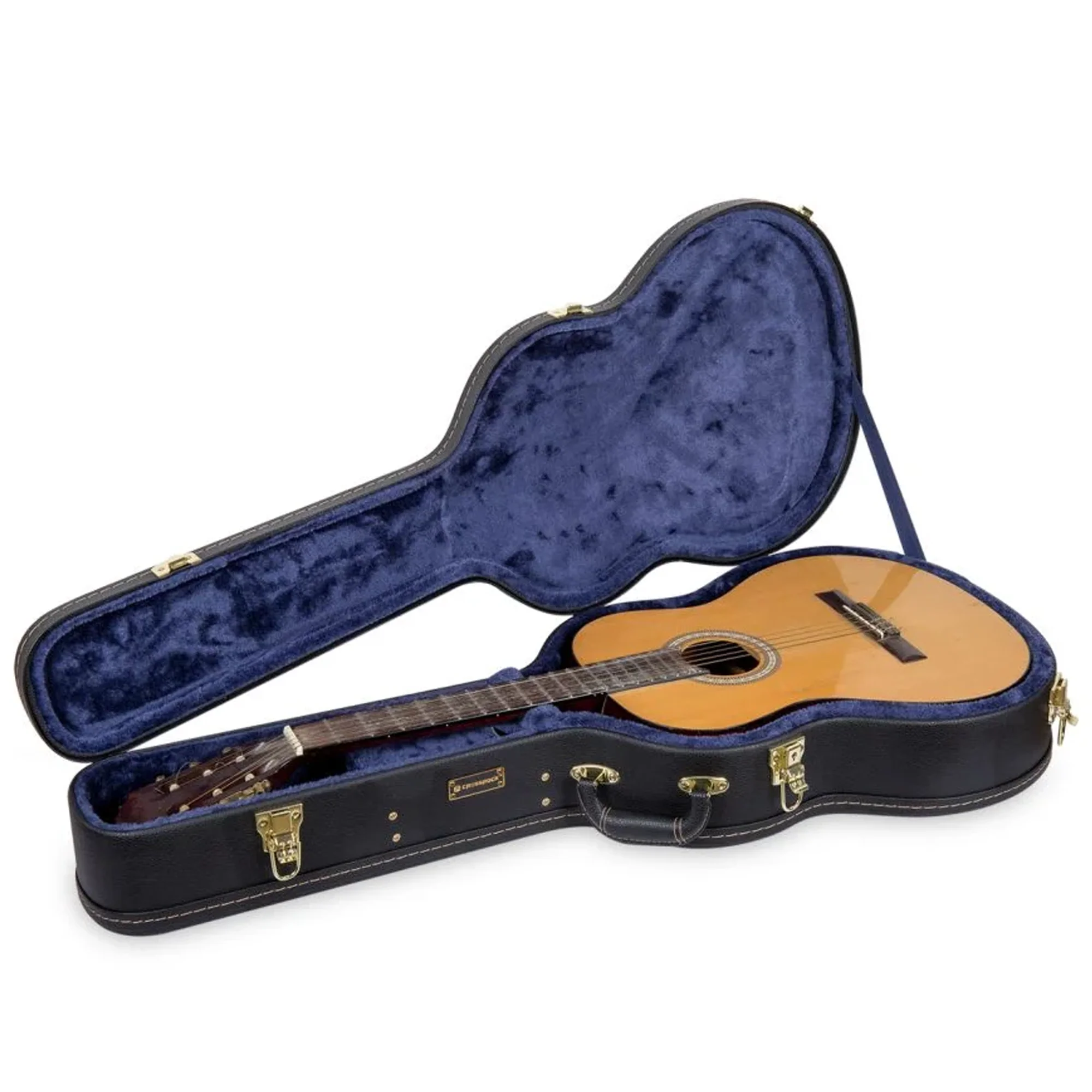 Crossrock CRW620C Wooden Classical Guitar Case - Black - Image 3