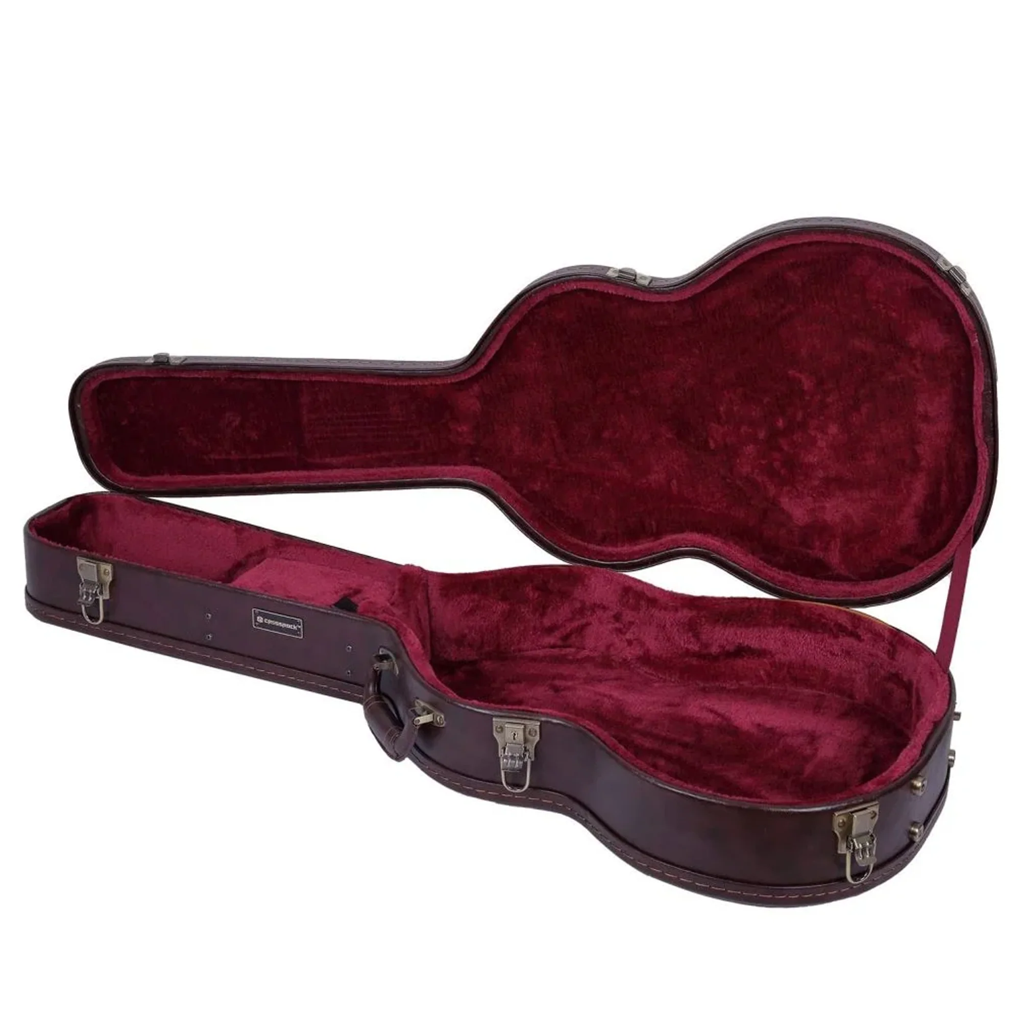 Crossrock CRW620C Wooden Classical Guitar Case - Brown - Image 2