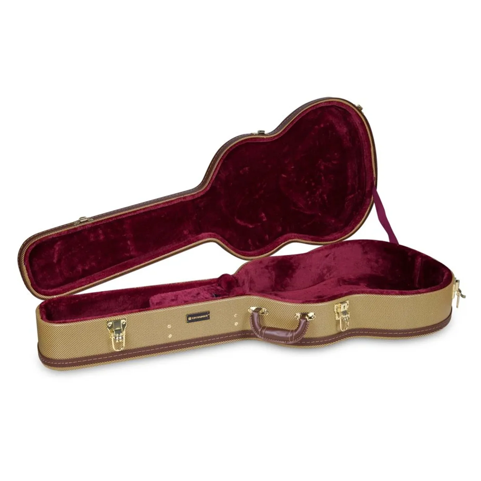 Crossrock CRW620C Wooden Classical Guitar Case - Tweed - Image 2