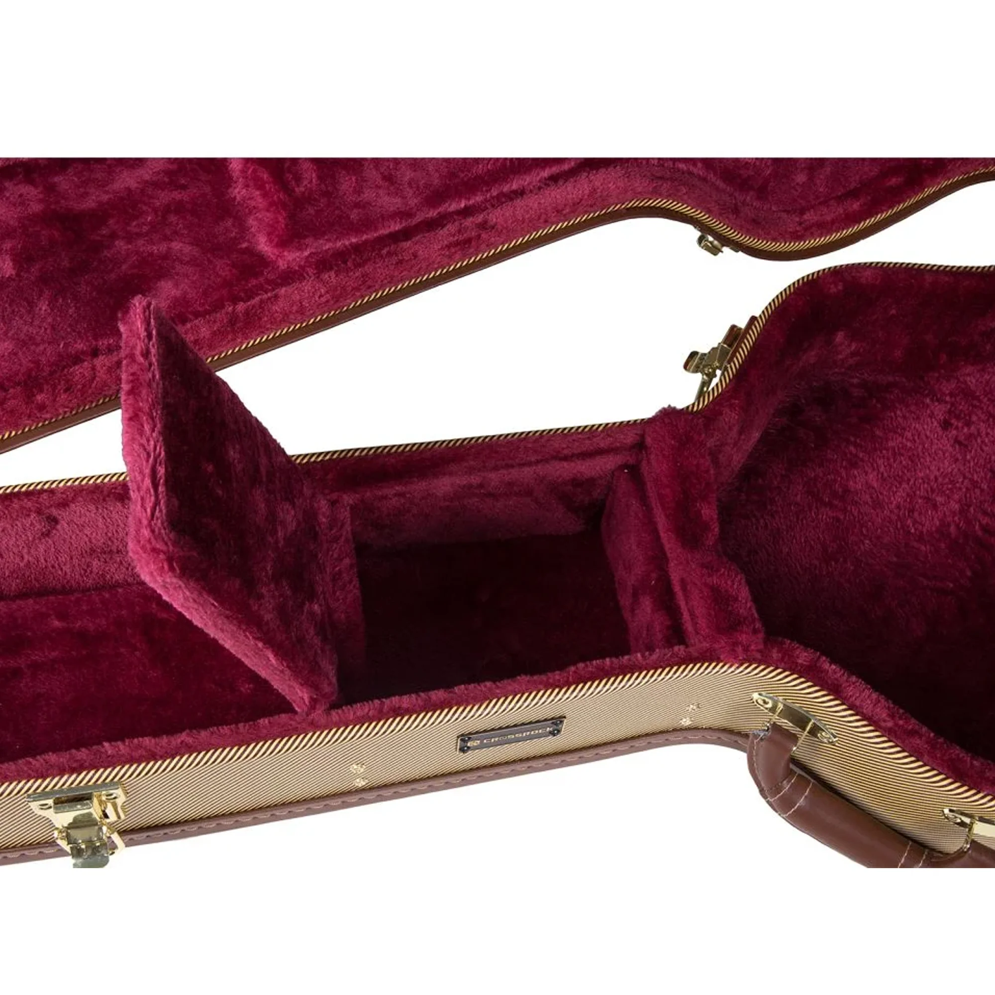 Crossrock CRW620C Wooden Classical Guitar Case - Tweed - Image 4