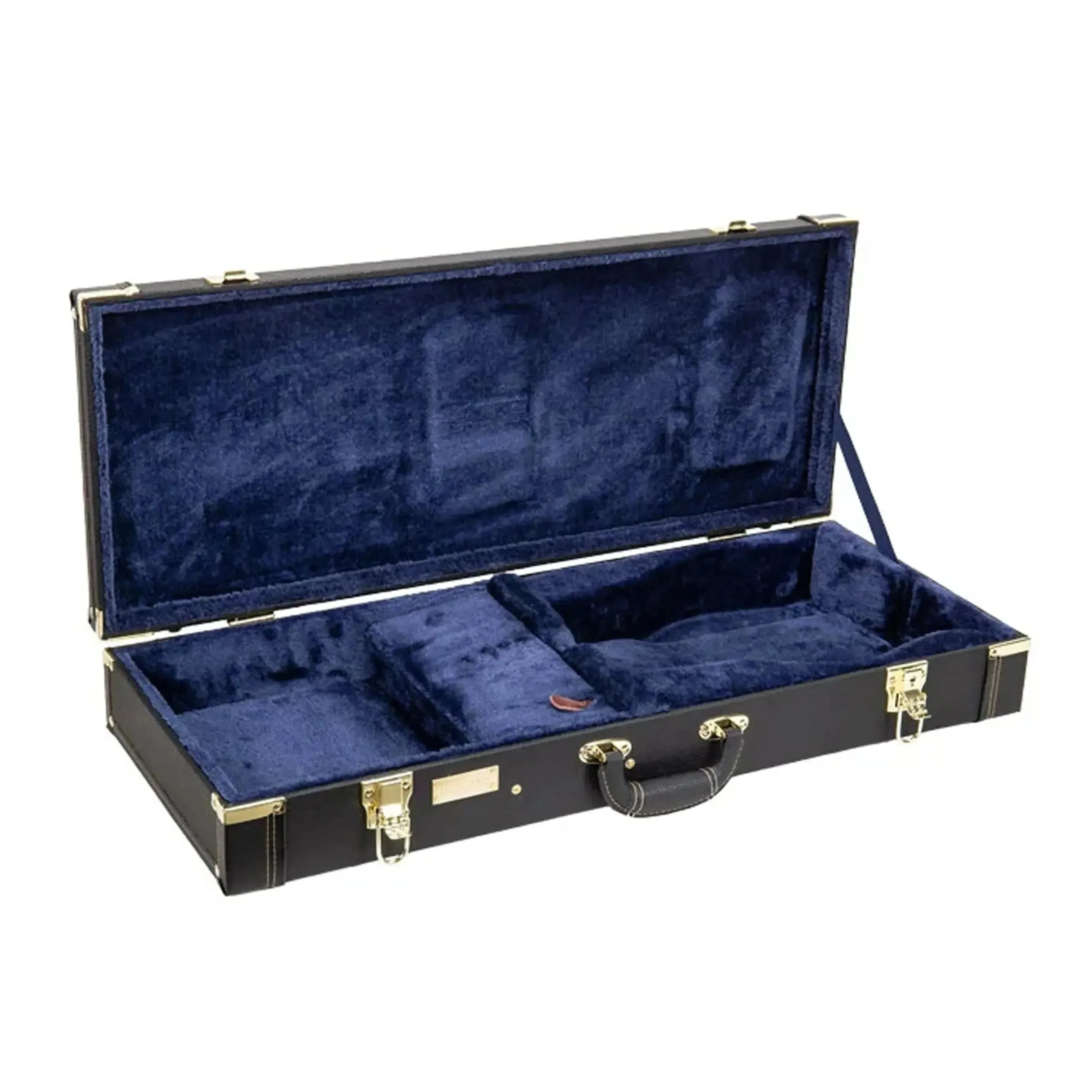 Crossrock CRW620MF-R F-Body Rectangular Mandolin Case - Black - Image 2