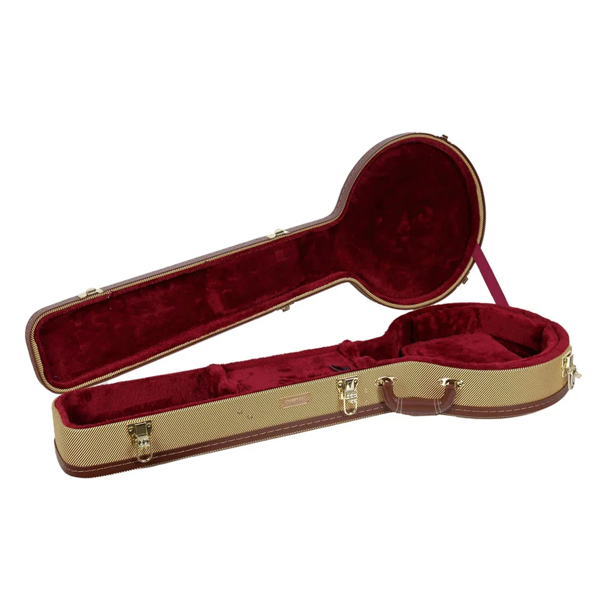 Crossrock CRW620OBJ Openback Banjo Case - Tweed - Image 3
