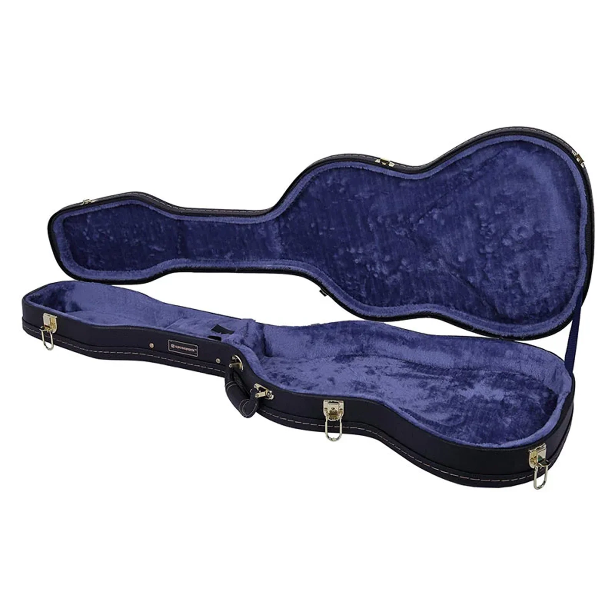 Crossrock CRW620ST Telecaster/Stratocaster Style Electric Guitar Case - Black - Image 3