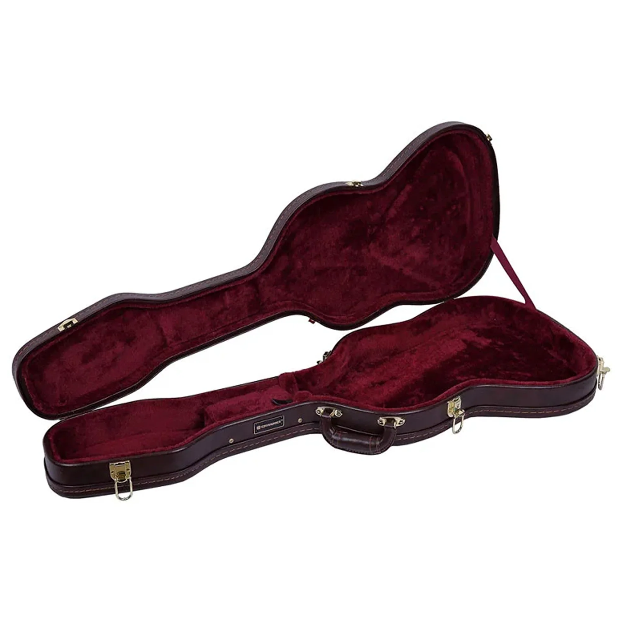 Crossrock CRW620ST Telecaster/Stratocaster Style Electric Guitar Case - Brown - Image 3