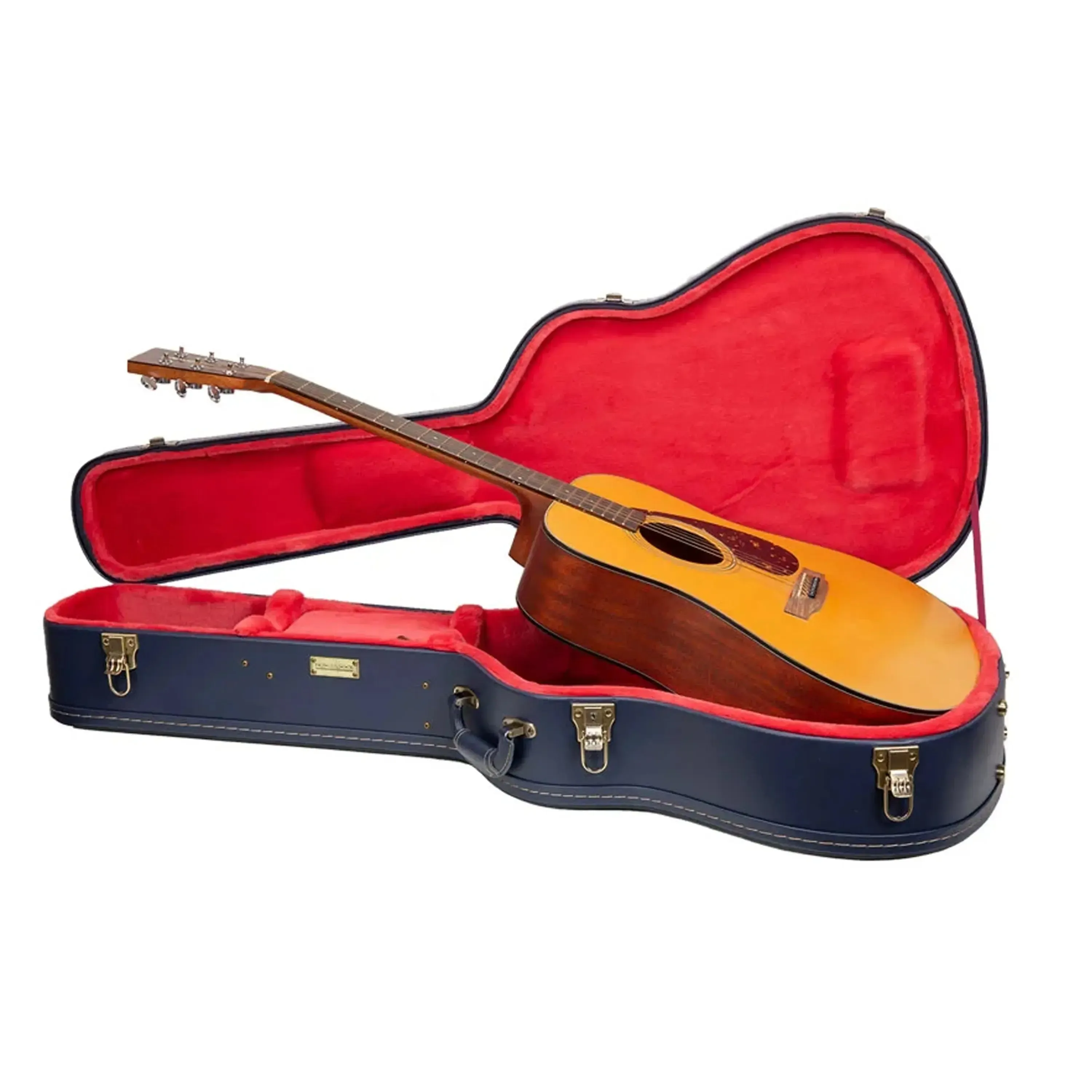 Crossrock CRW630C Wooden Classical Guitar Case - Ocean-Blue - Image 4