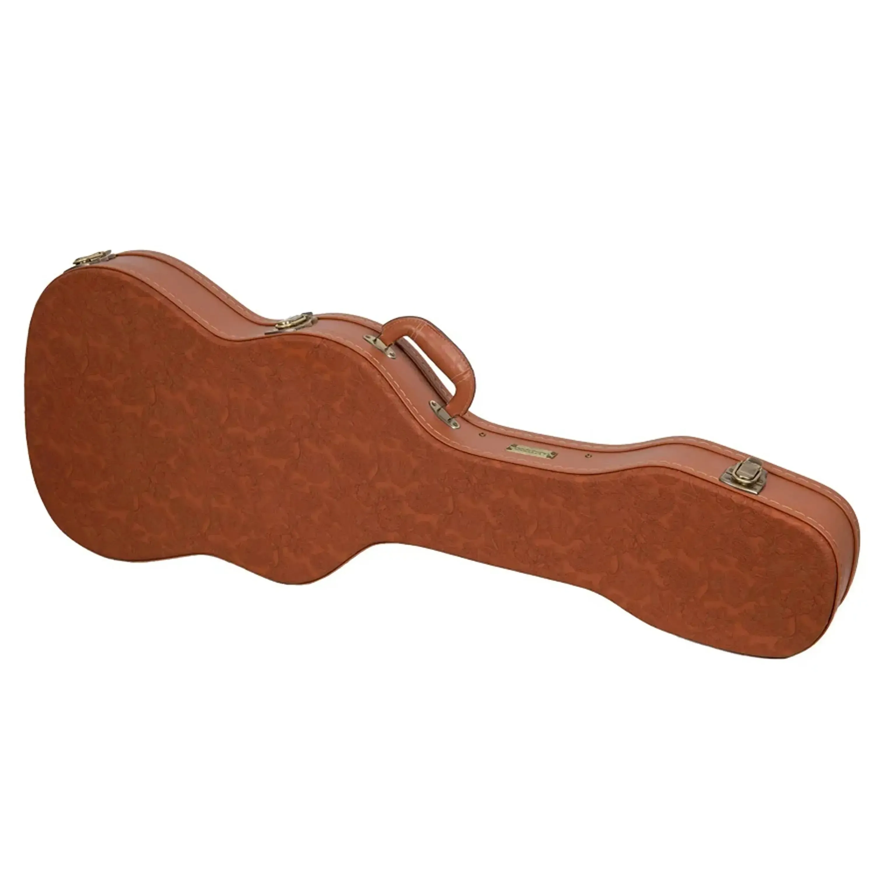 Crossrock CRW630ST Wood Solid Body Electric Guitar Case - Red-Wood