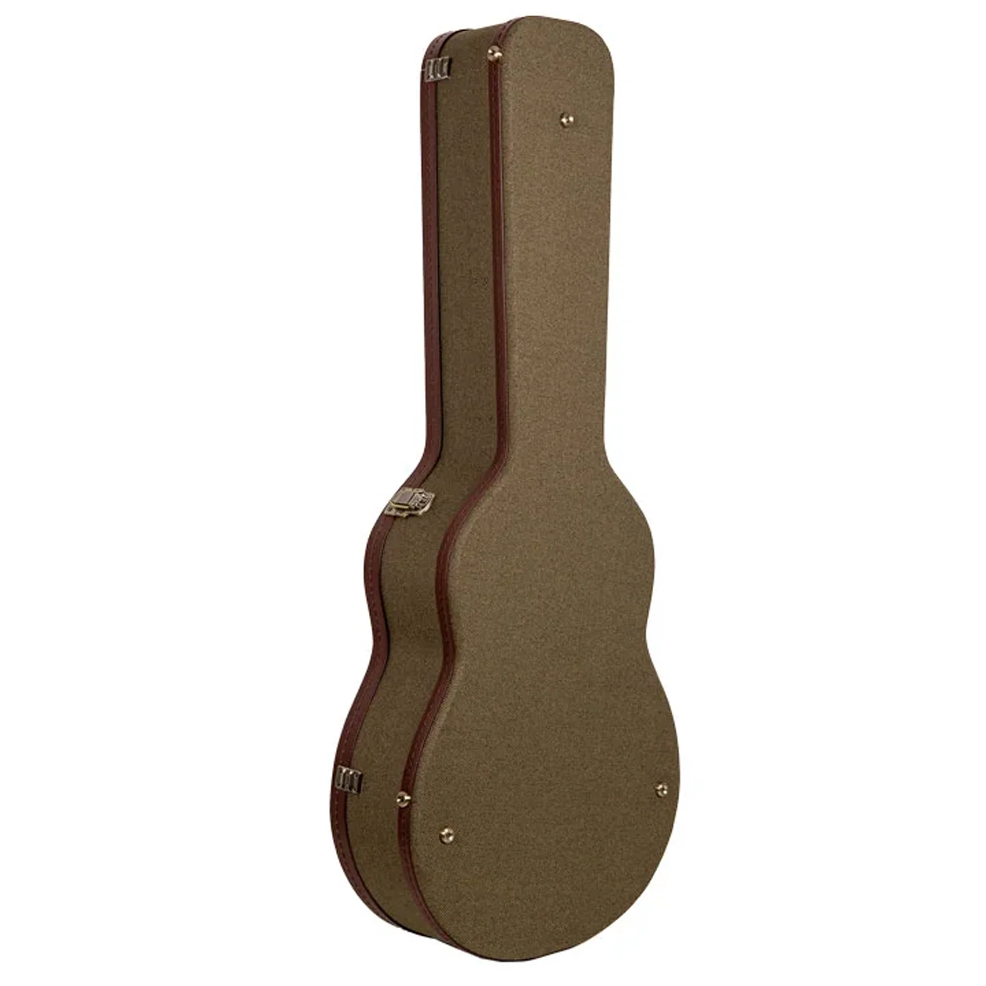 Crossrock CRW720-00012 Martin 12 Frets 000 Style Acoustic Guitar Case - Olive-Green - Image 2
