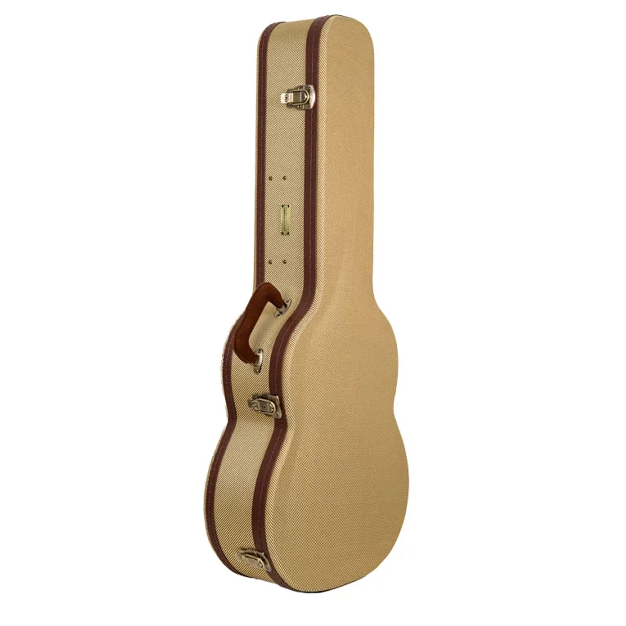 Crossrock CRW720C Vintage Wooden Classical Guitar Case - Fabric-Tweed