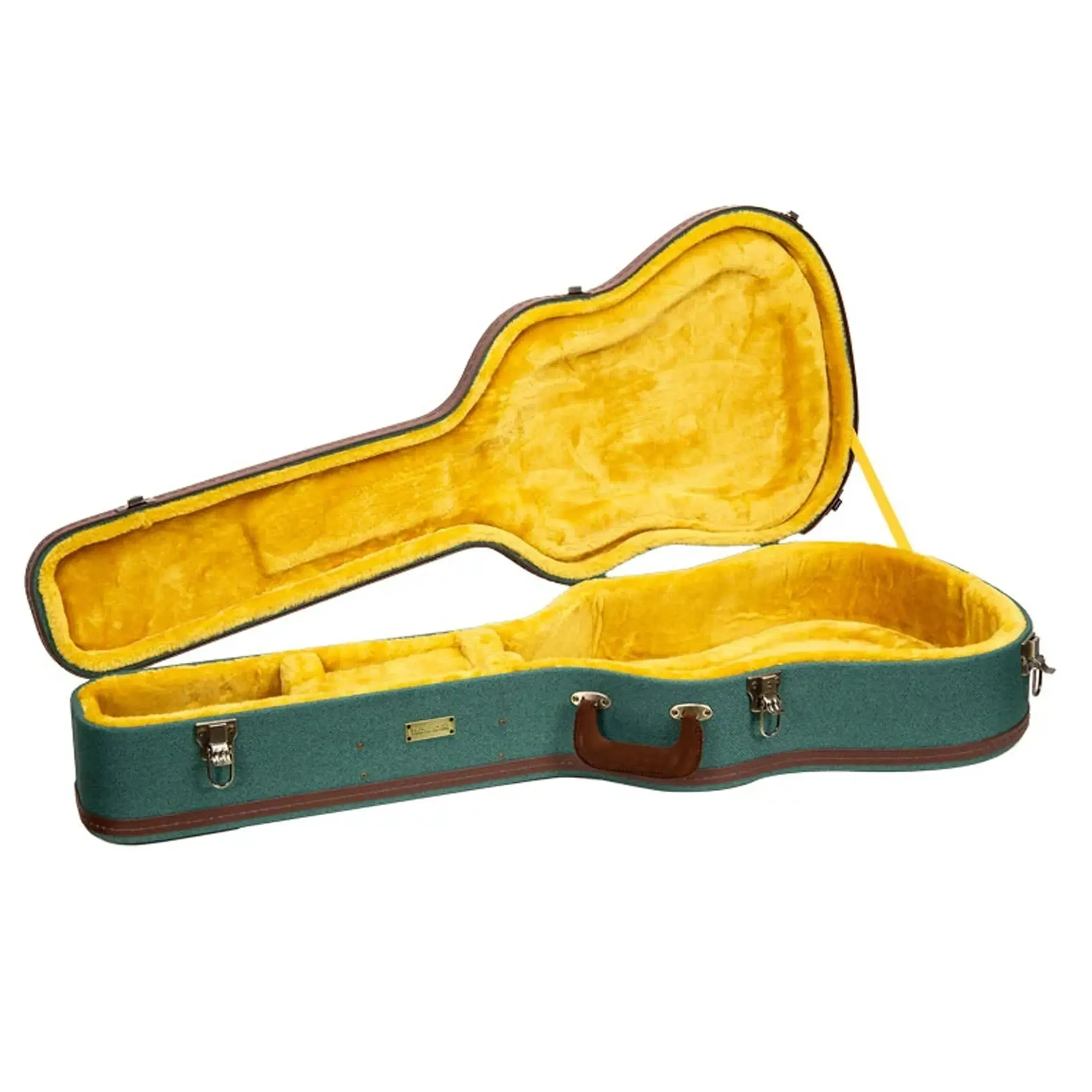 Crossrock CRW720D Wood Master Series Jumbo Dreadnought Guitar Case - Malachite-Blue - Image 3