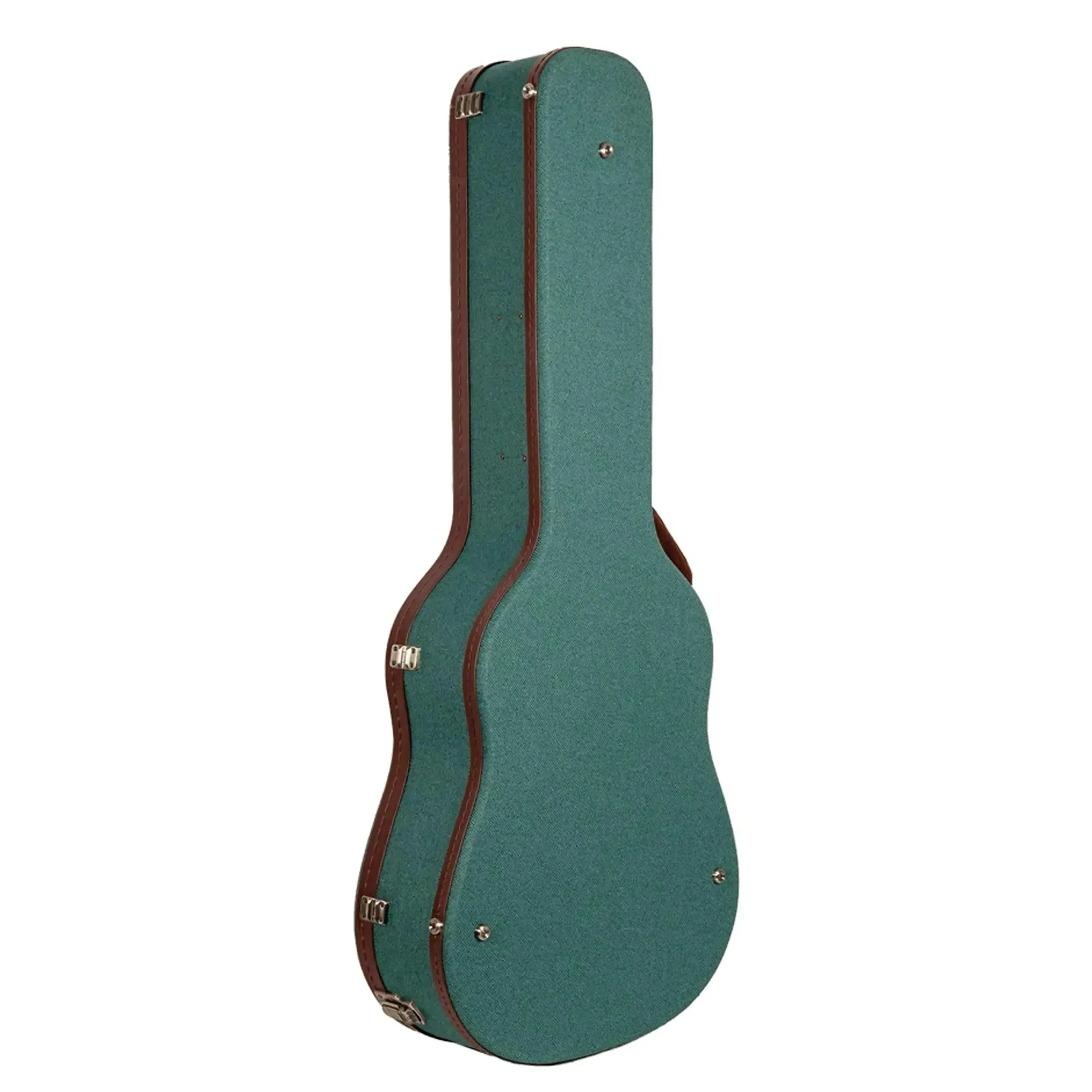 Crossrock CRW720D28 Wood Master Series Dreadnought Guitar Case - Malachite-Blue - Image 2