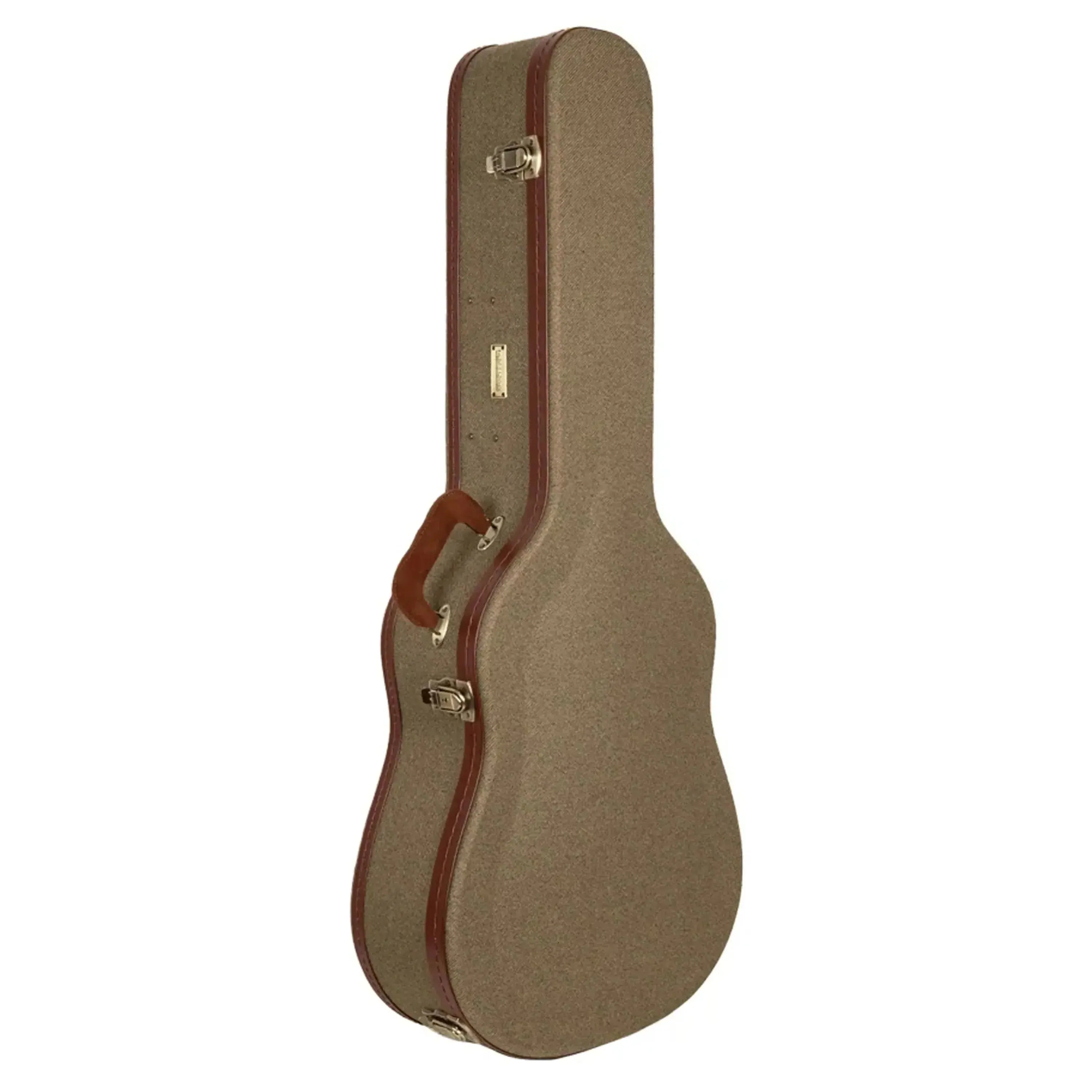 Crossrock CRW720D28 Wood Master Series Dreadnought Guitar Case - Olive-Green