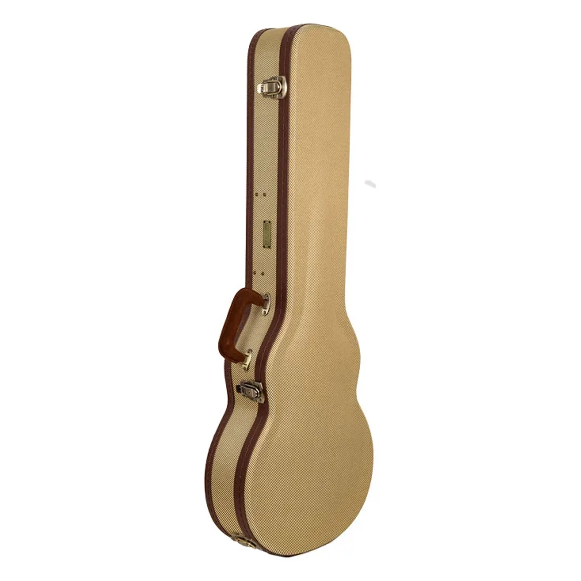 Crossrock CRW720L Les Paul Style Vintage Electric Guitar Case - Fabric-Tweed