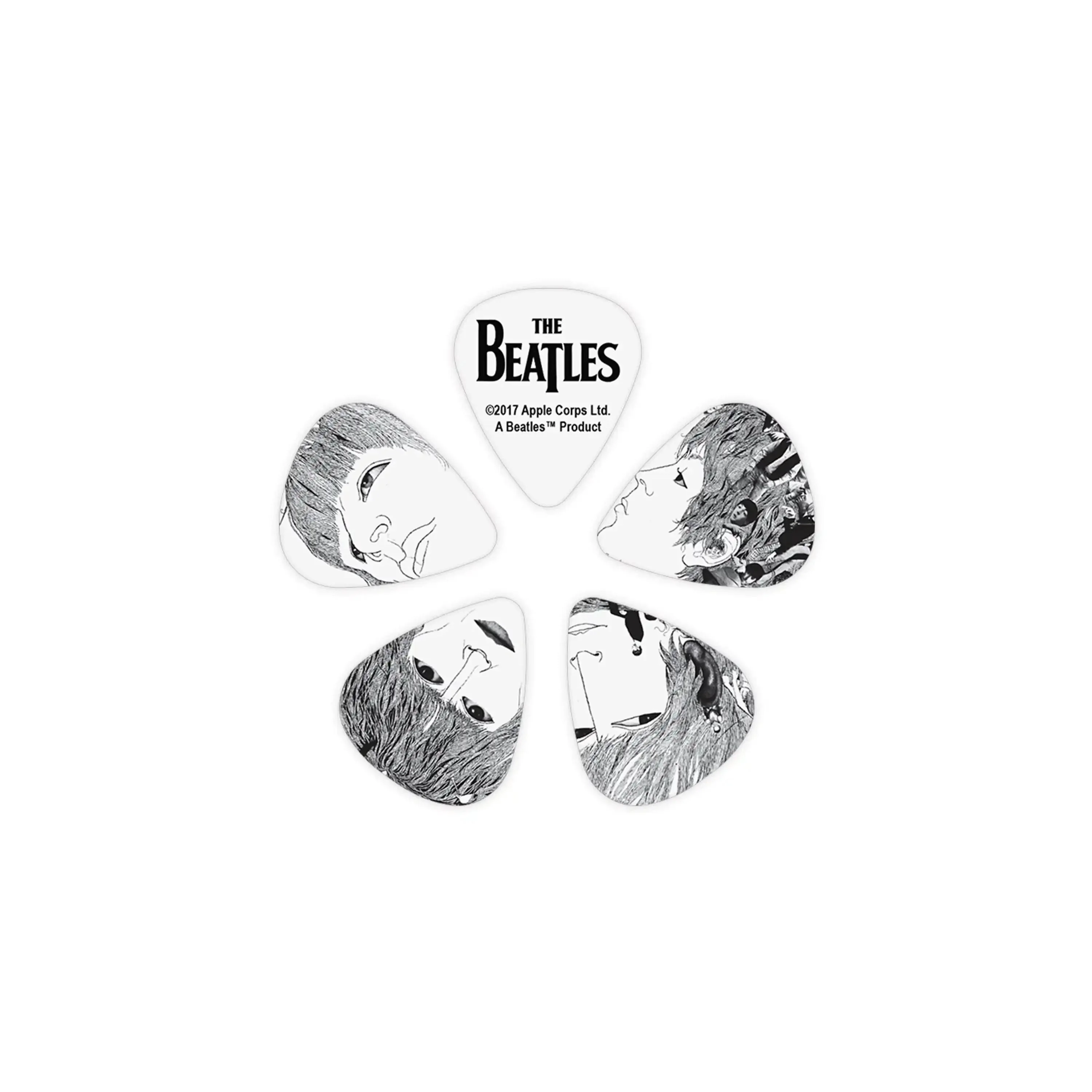 D'Addario Beatles Revolver Picks Light .50mm - 10 Pack - Image 2