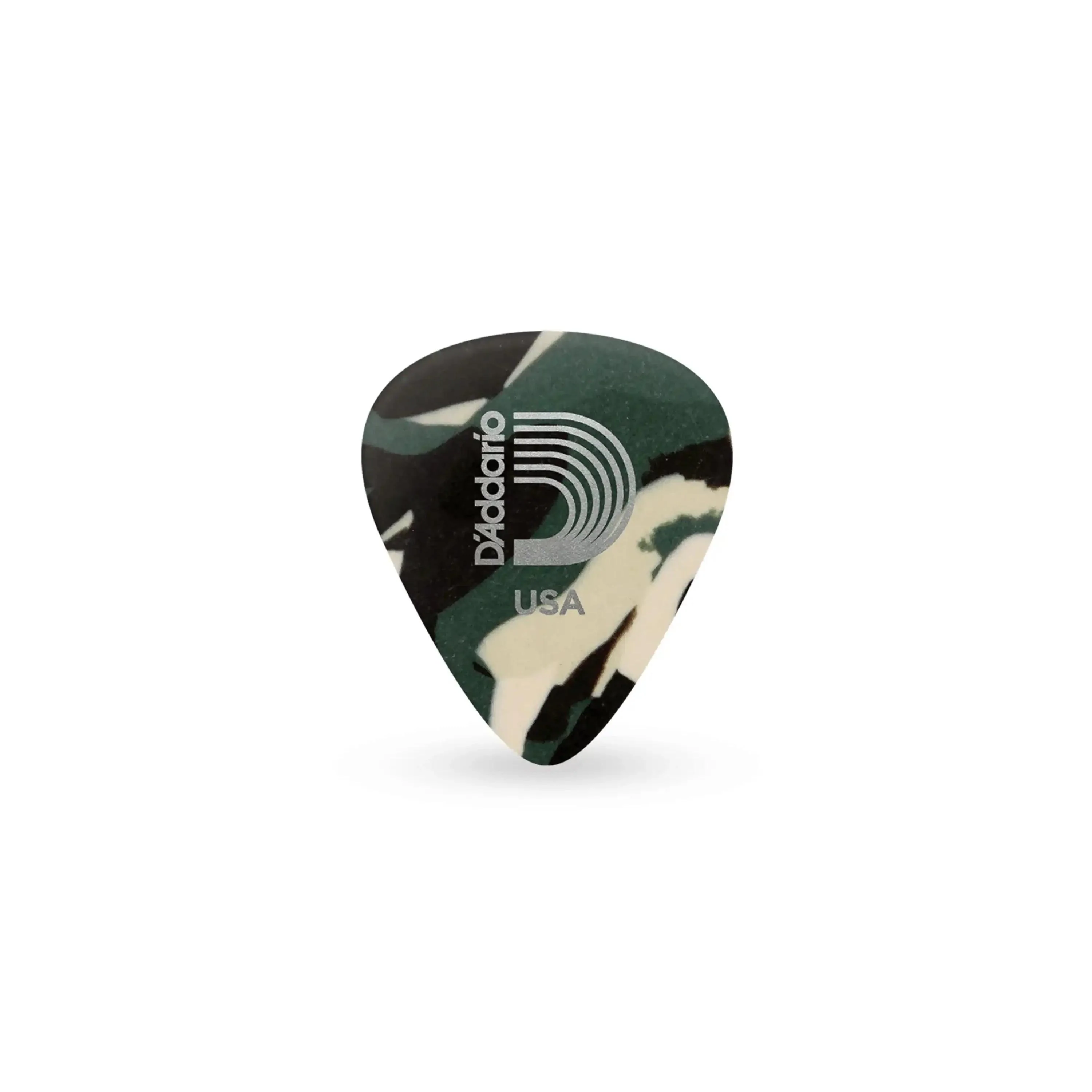 D'Addario Camouflage Classic Celluloid Guitar Picks Light .50mm - 10 Pack