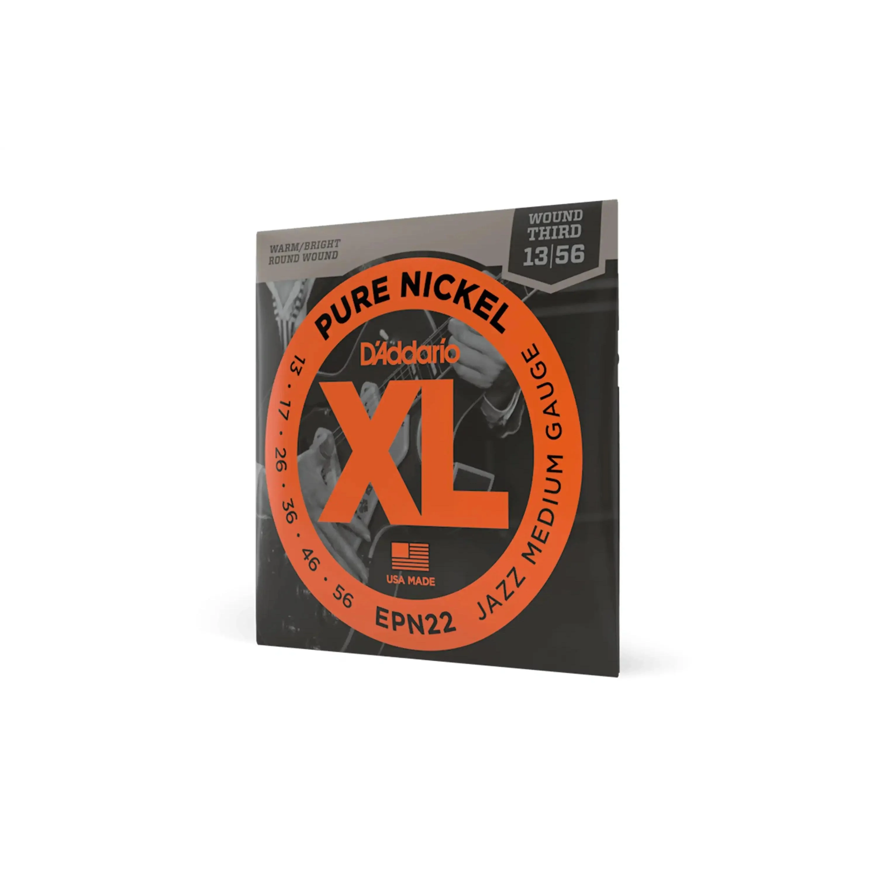 D'Addario EPN22 Jazz Electric Guitar Strings Medium - .013-.056 - Image 3