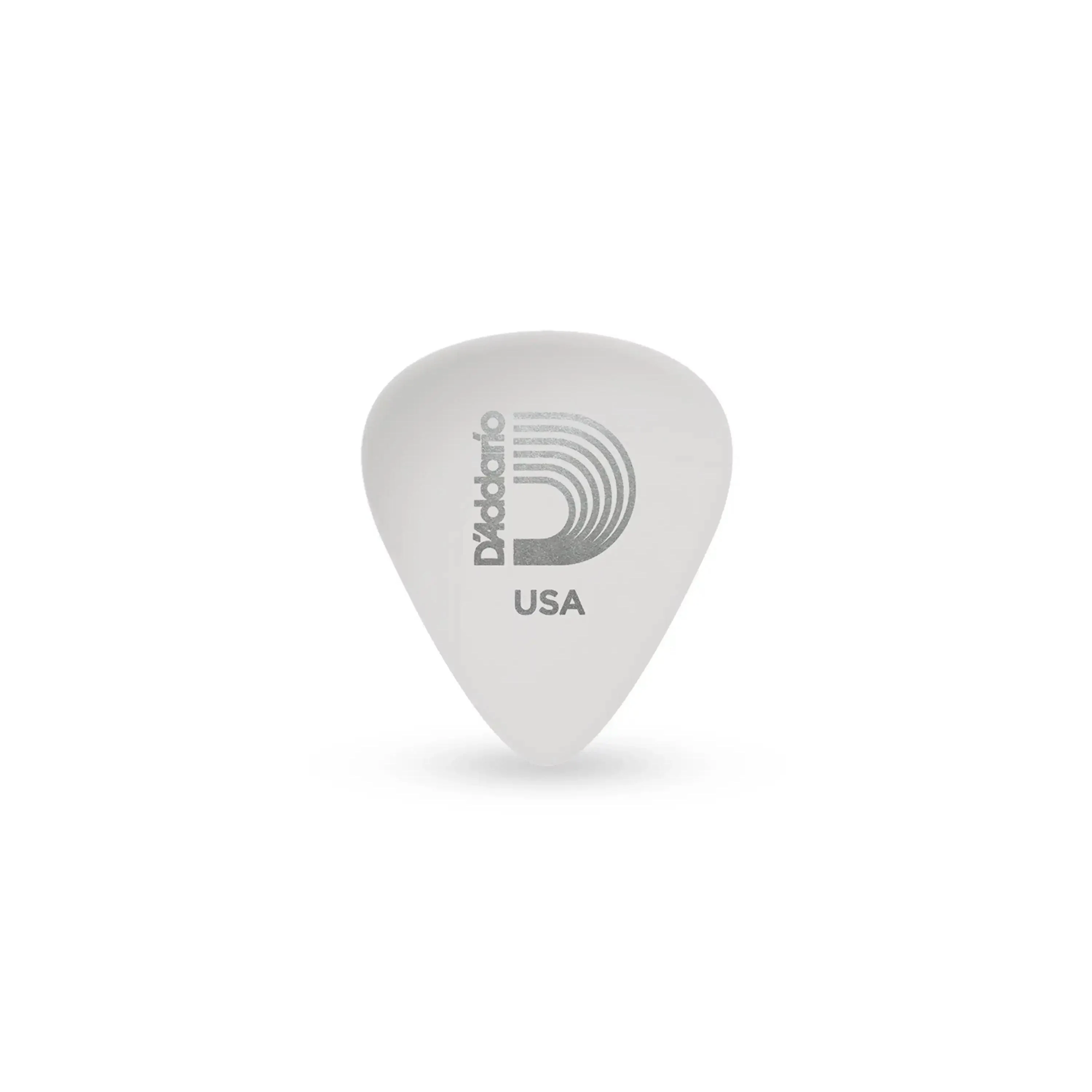 D'Addario Medium White Celluloid .70mm Guitar Picks - 10 Pack
