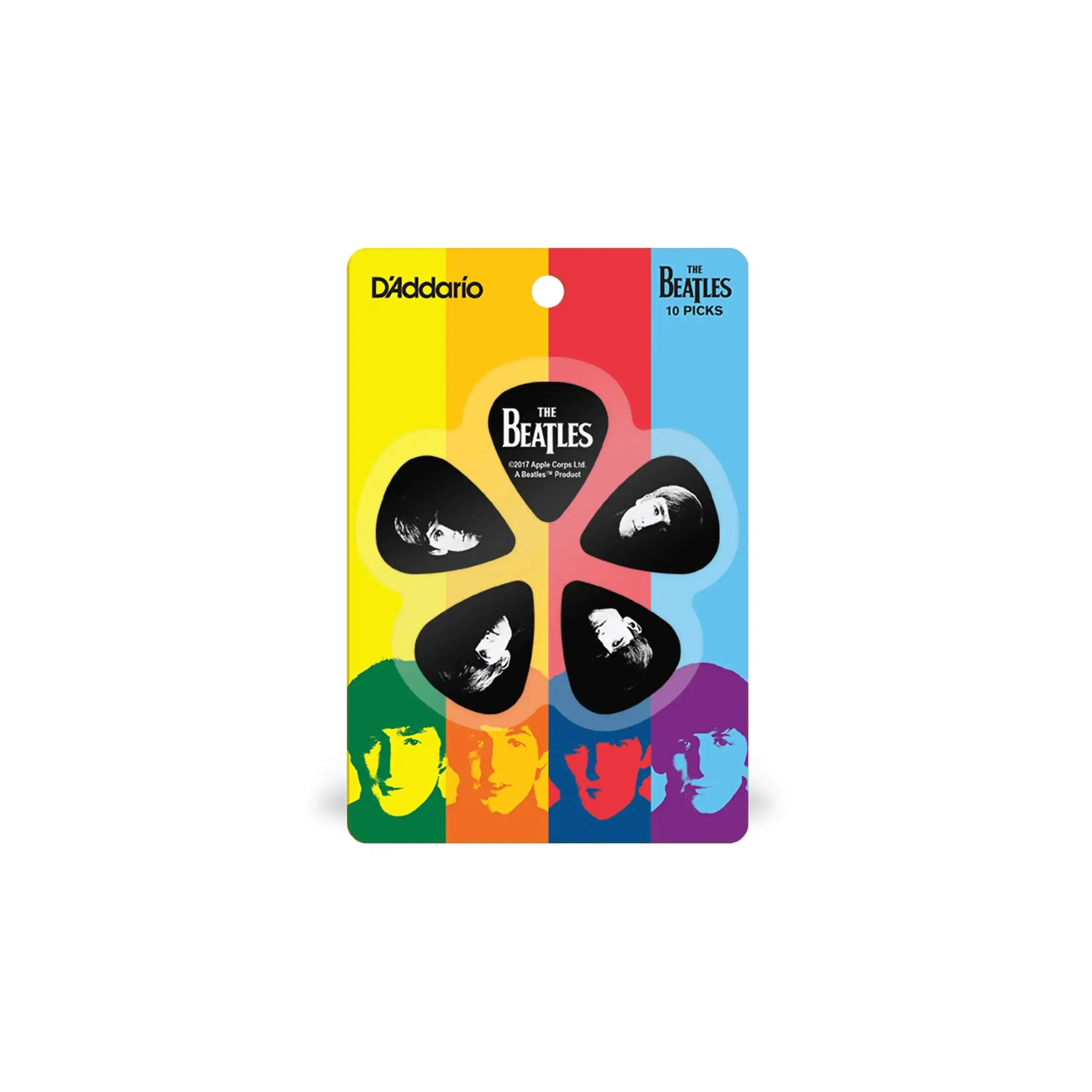 D'Addario Meet The Beatles Picks Medium .70mm - 10 Pack