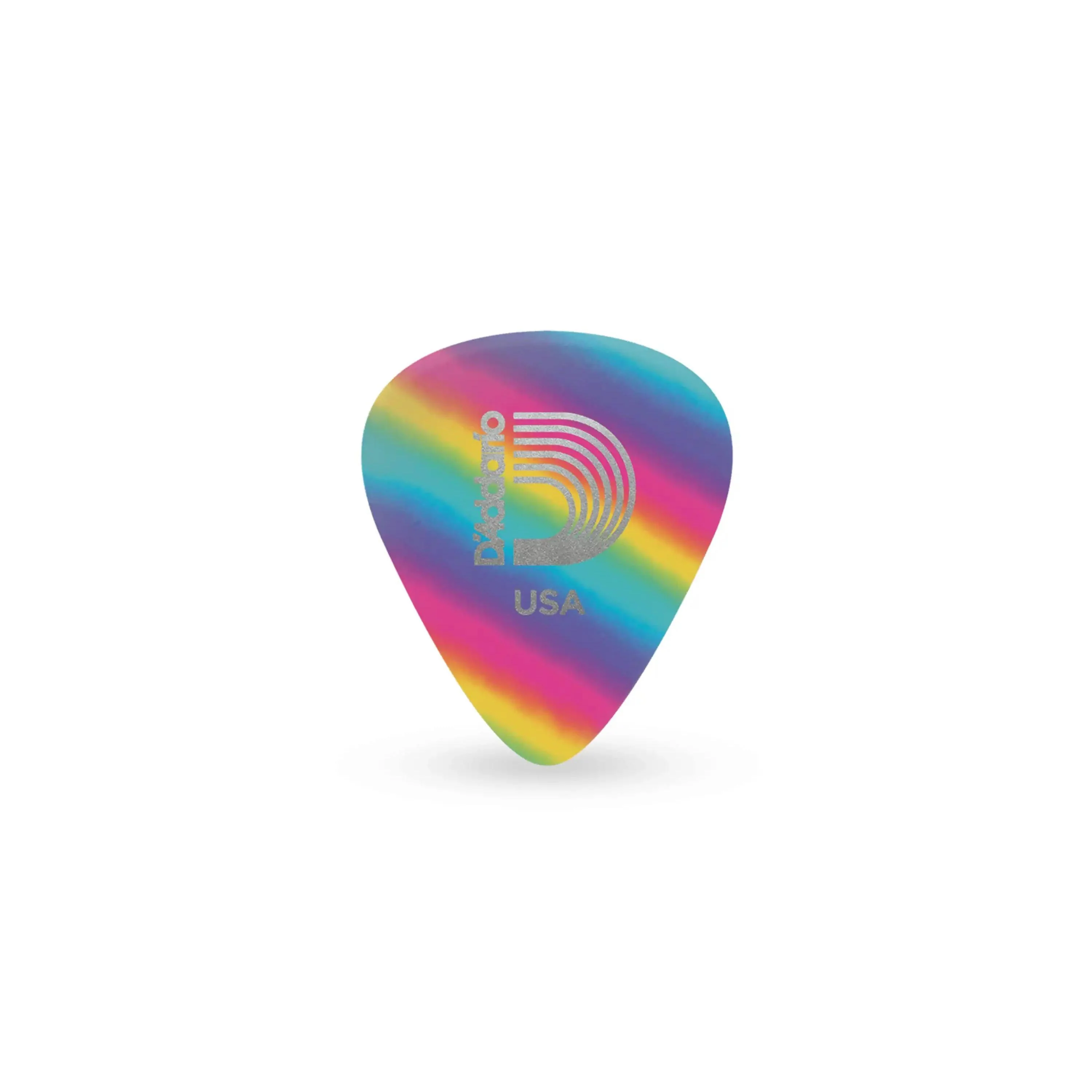 D'Addario Rainbow Classic Celluloid Guitar Picks Heavy 1.0mm - 10 Pack