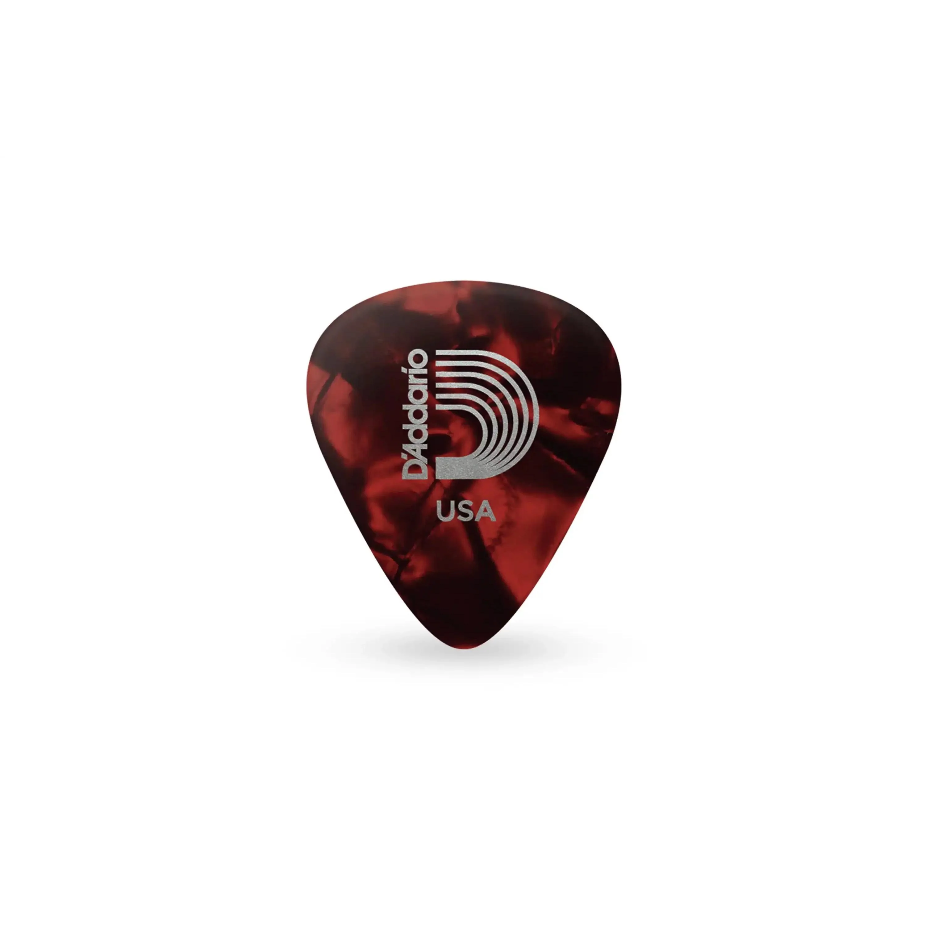 D'Addario Red Pearl Classic Celluloid Guitar Picks Light .50mm - 10 Pack