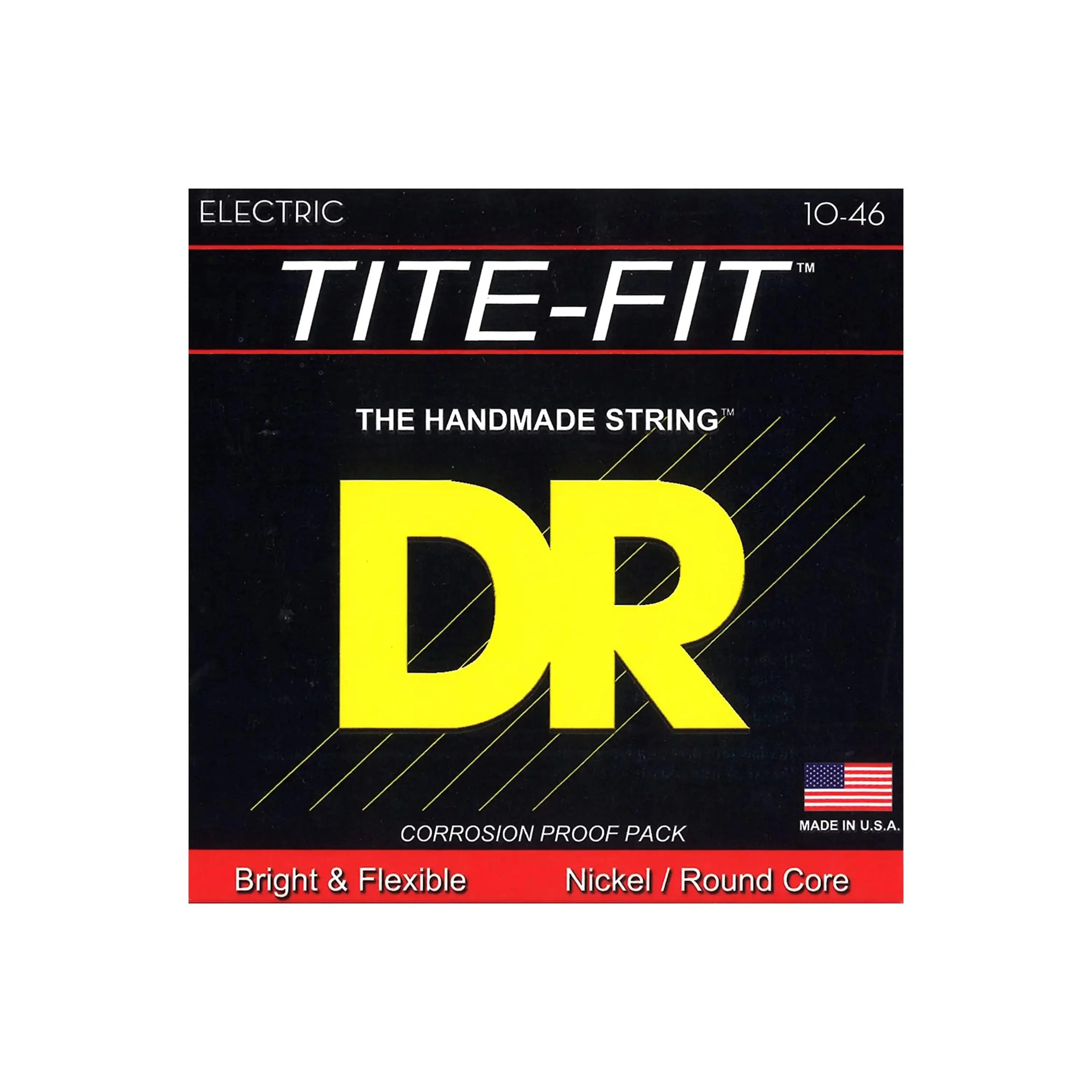 DR Strings MT-10 Tite Fit Electric Round Core 10-46 Guitar Strings