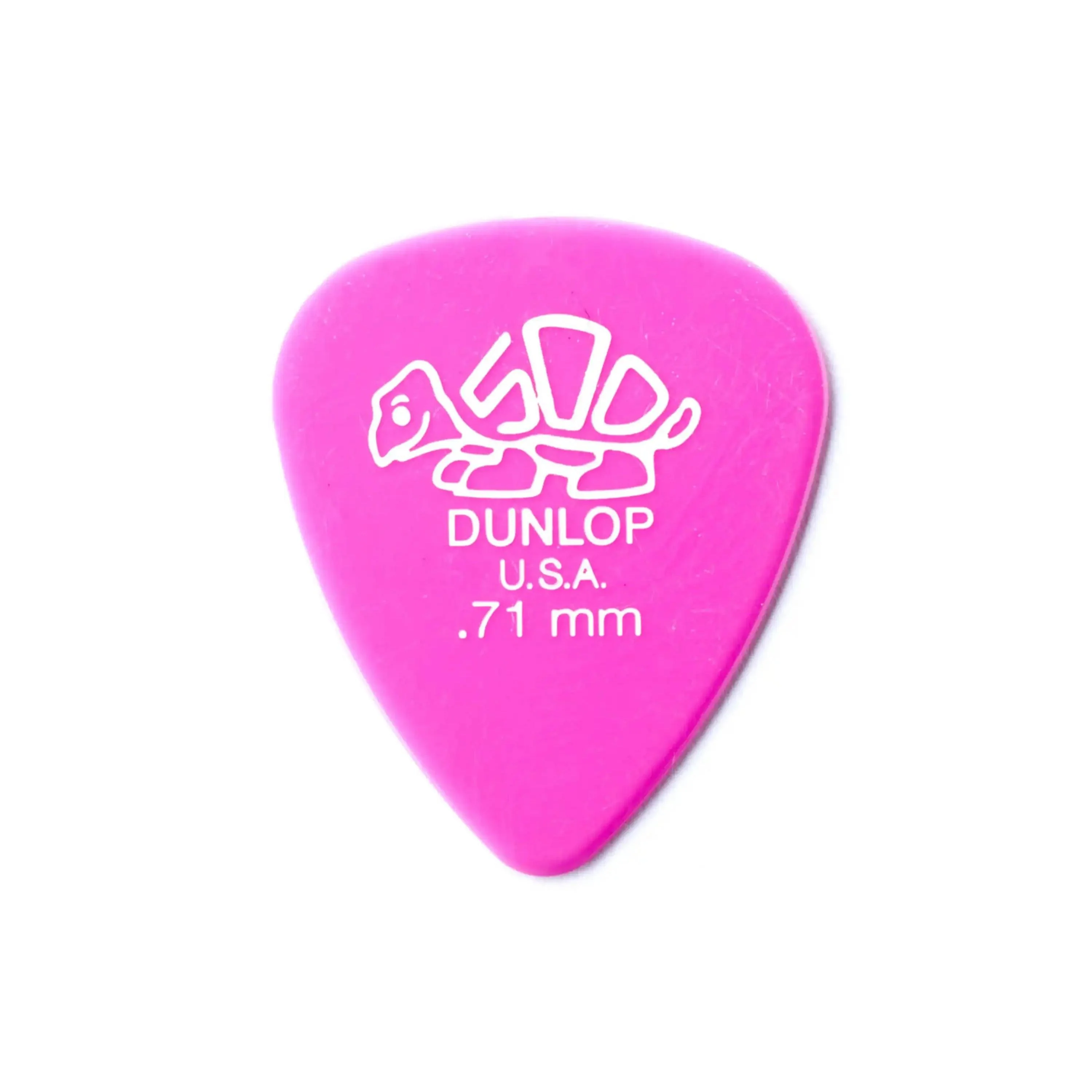 Dunlop Delrin 500 Standard .71mm Medium Pink Guitar & Ukulele Picks 12 Pack