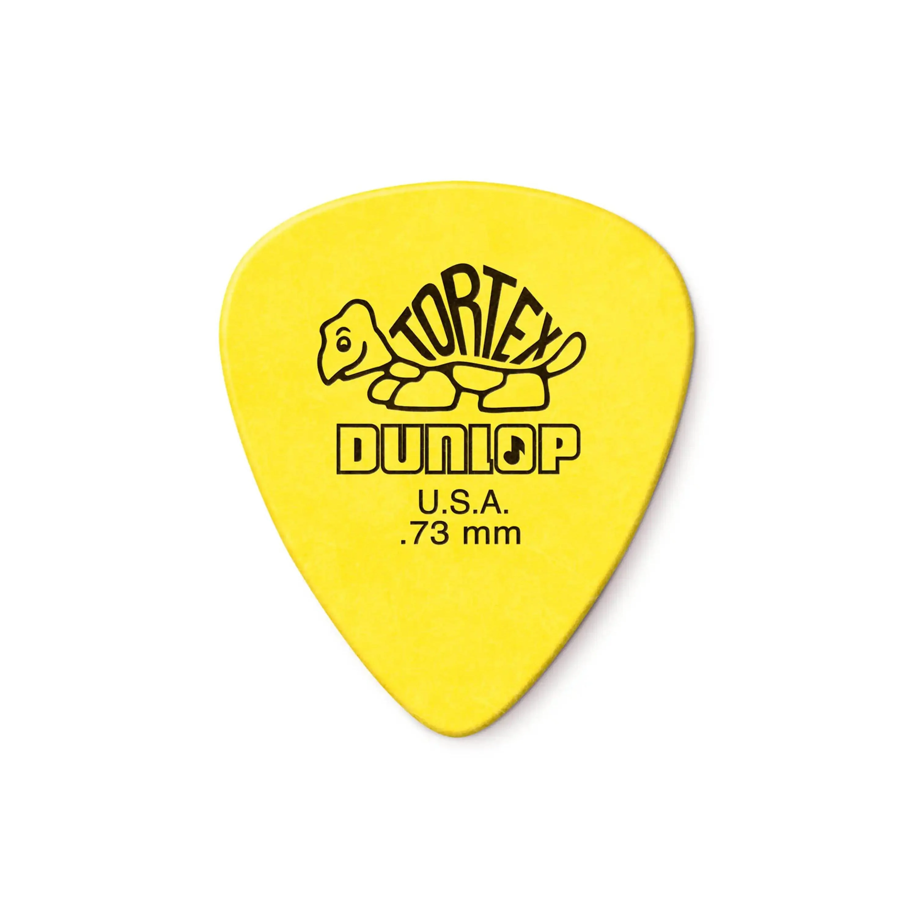 Dunlop Tortex® Standard .73mm Yellow Guitar & Ukulele Pick 12 Pack