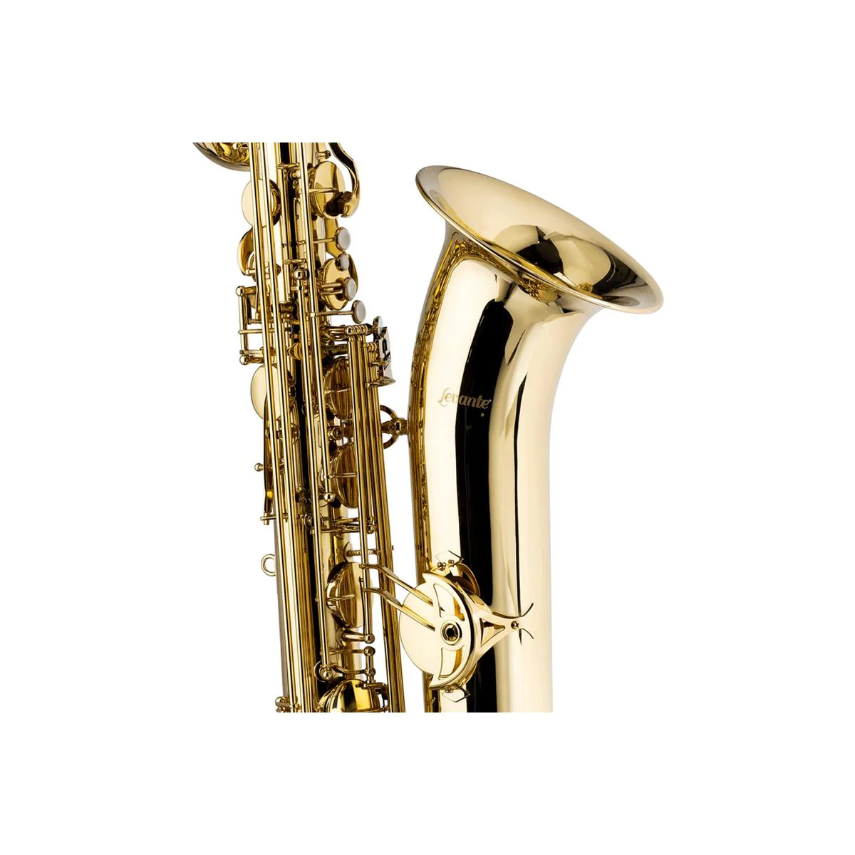Stagg LV-BS4105 Eb Baritone Saxophone with Flight Case - Image 3