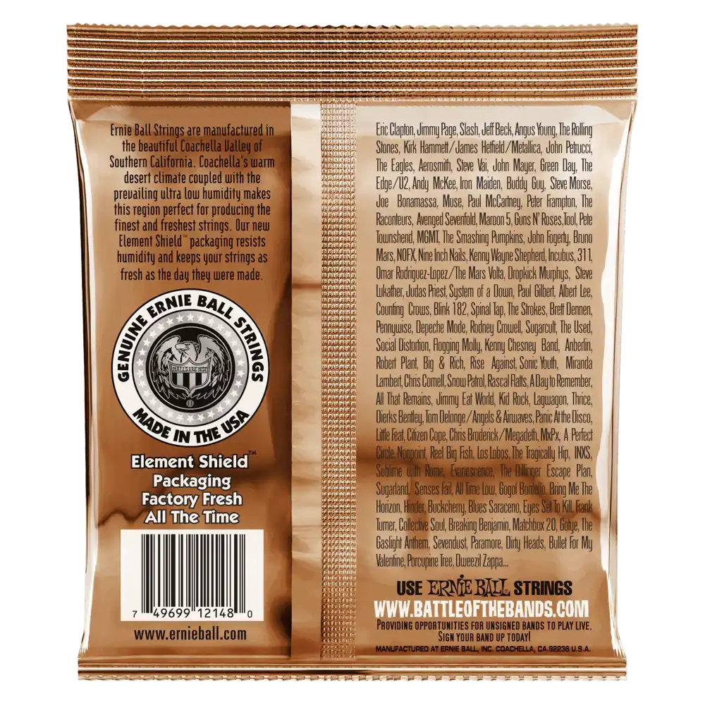 Ernie Ball Earthwood Light Phosphor Bronze Acoustic Guitar Strings - 11-52 GAUGE - Image 2