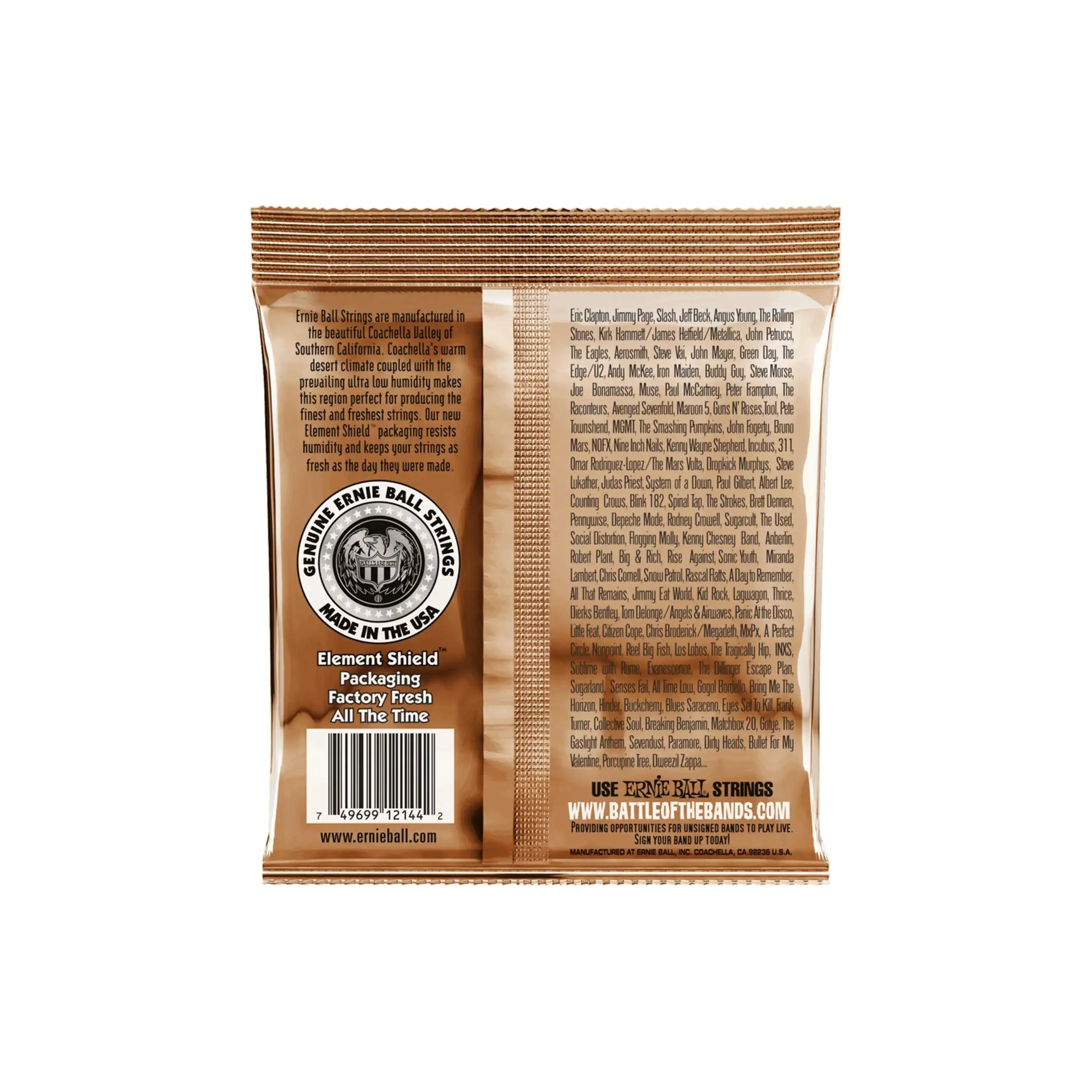 Ernie Ball Earthwood Medium Phosphor Bronze Acoustic Guitar Strings - 13-56 - Image 2