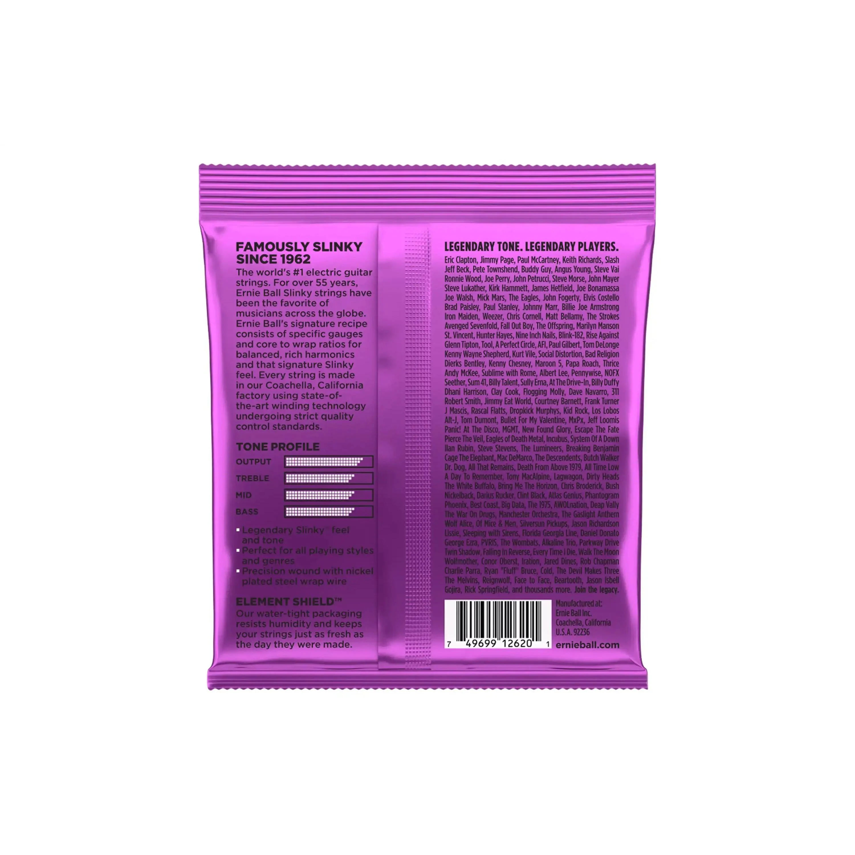 Ernie Ball Power Slinky Nickel Wound Electric 7-String Guitar Strings - 11-58 Gauge - Image 2