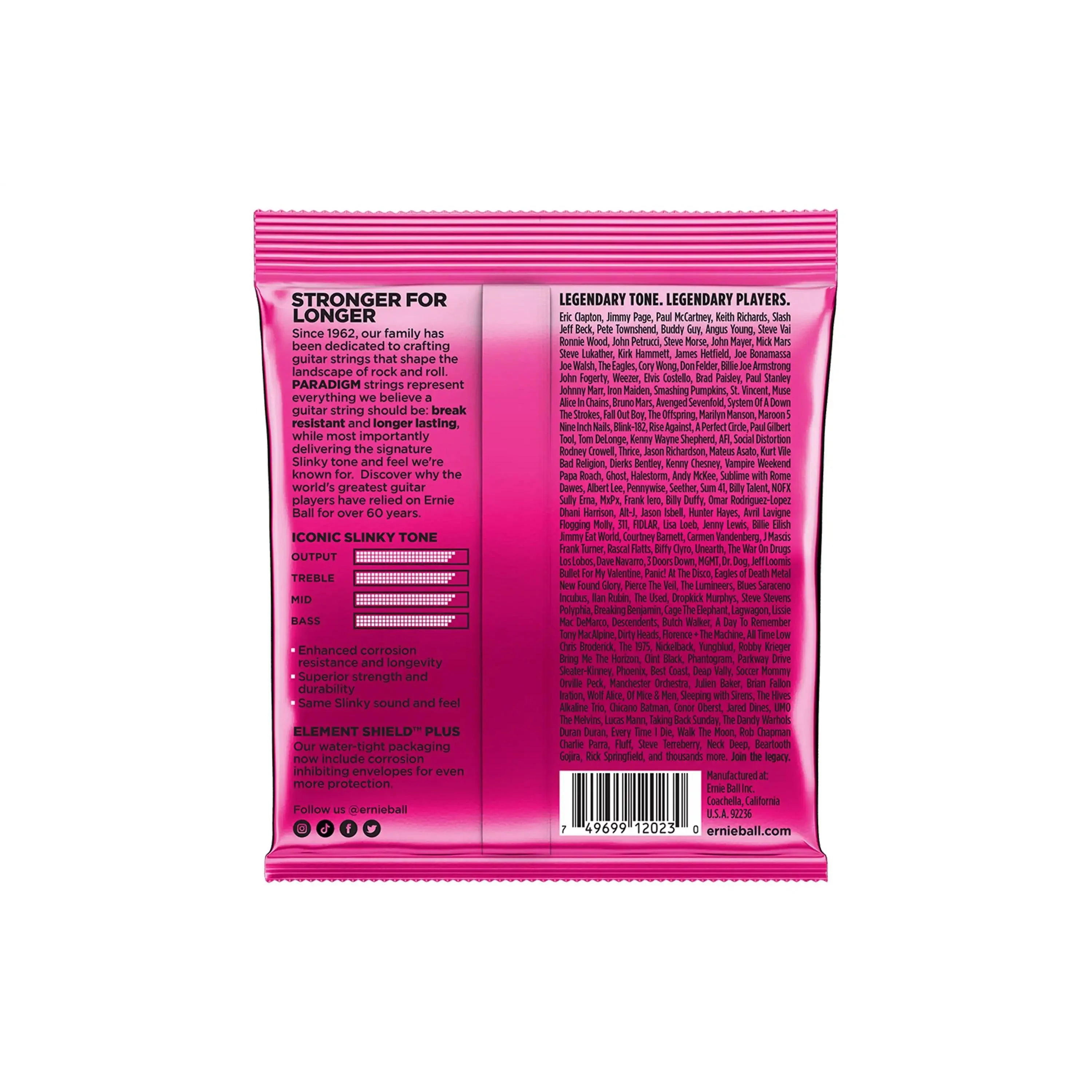 Ernie Ball Super Slinky Paradigm Wound Electric Guitar Strings - 9-42 Gauge - Image 2