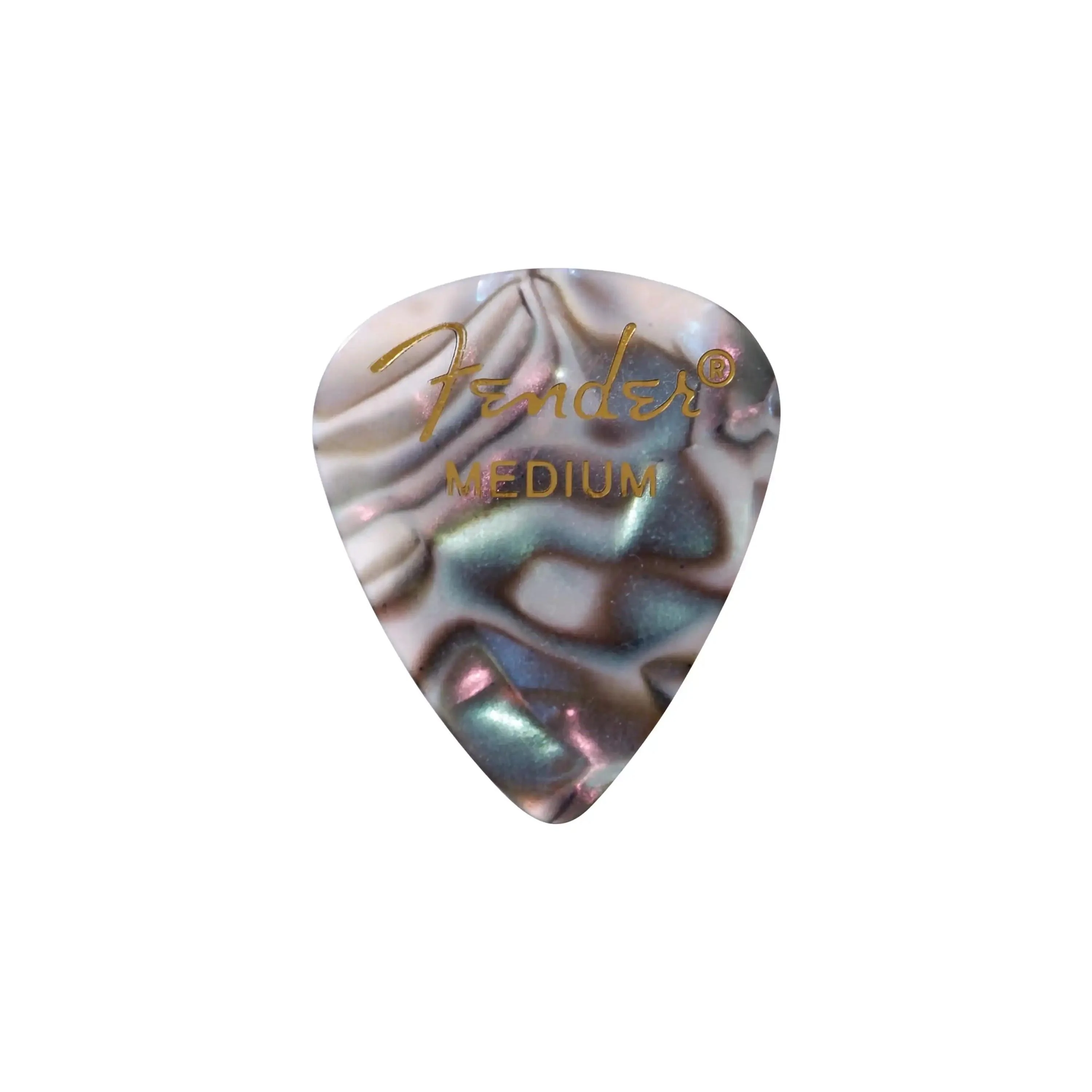 Fender Medium Abalone Celluloid Guitar Picks - 12 Pack