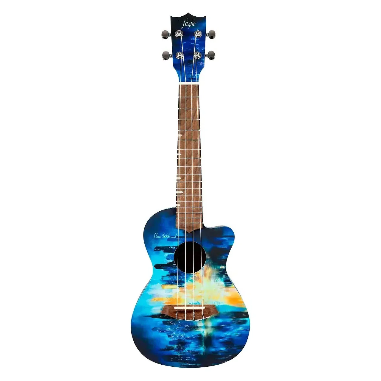 Flight AUC-CITY Elise Ecklund Signature Concert Ukulele - Image 3