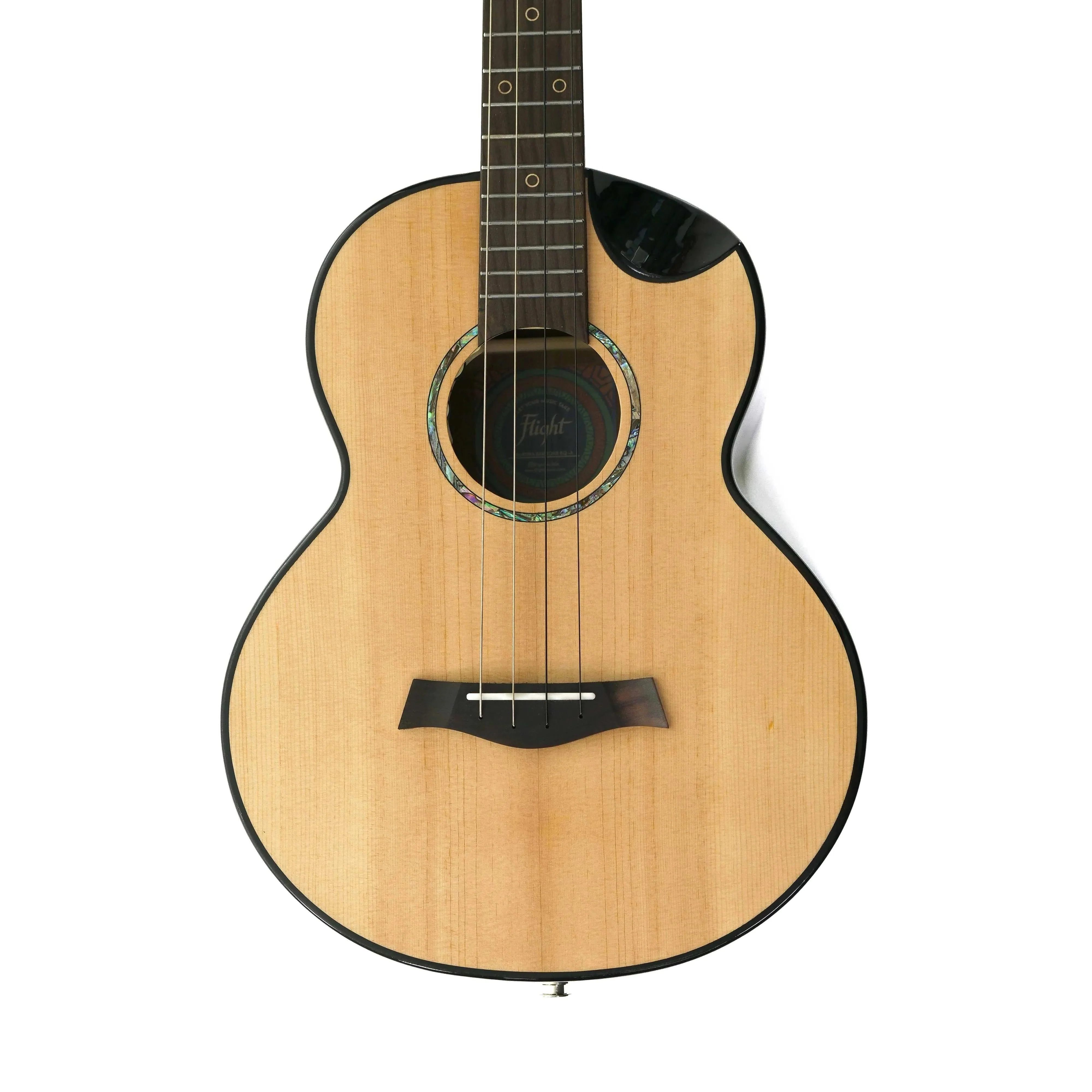 Flight Aurora EQ-A Solid Spruce & Rosewood Baritone Ukulele