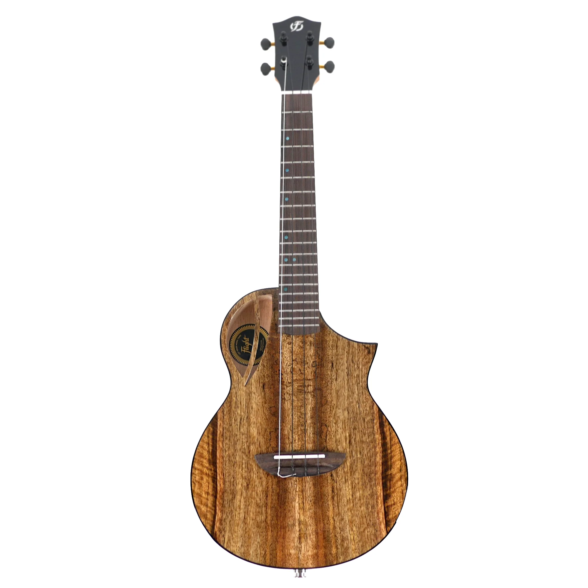 Flight AVIATOR-CE Solid Mango Top Tenor Ukulele w/ Pickup - Image 4