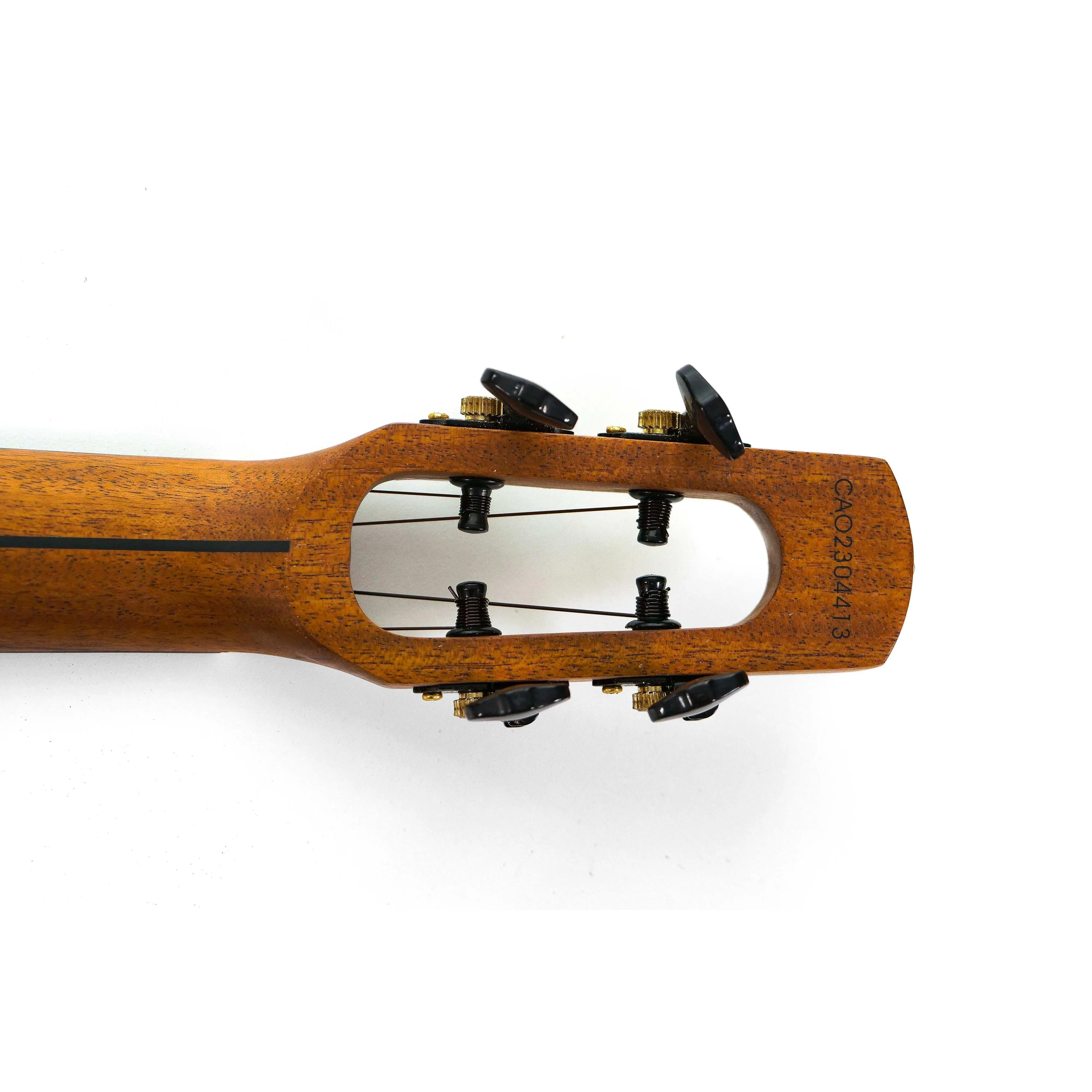 Flight Comet Green EQ-A Solid Flamed Maple Top Tenor Ukulele - Image 7